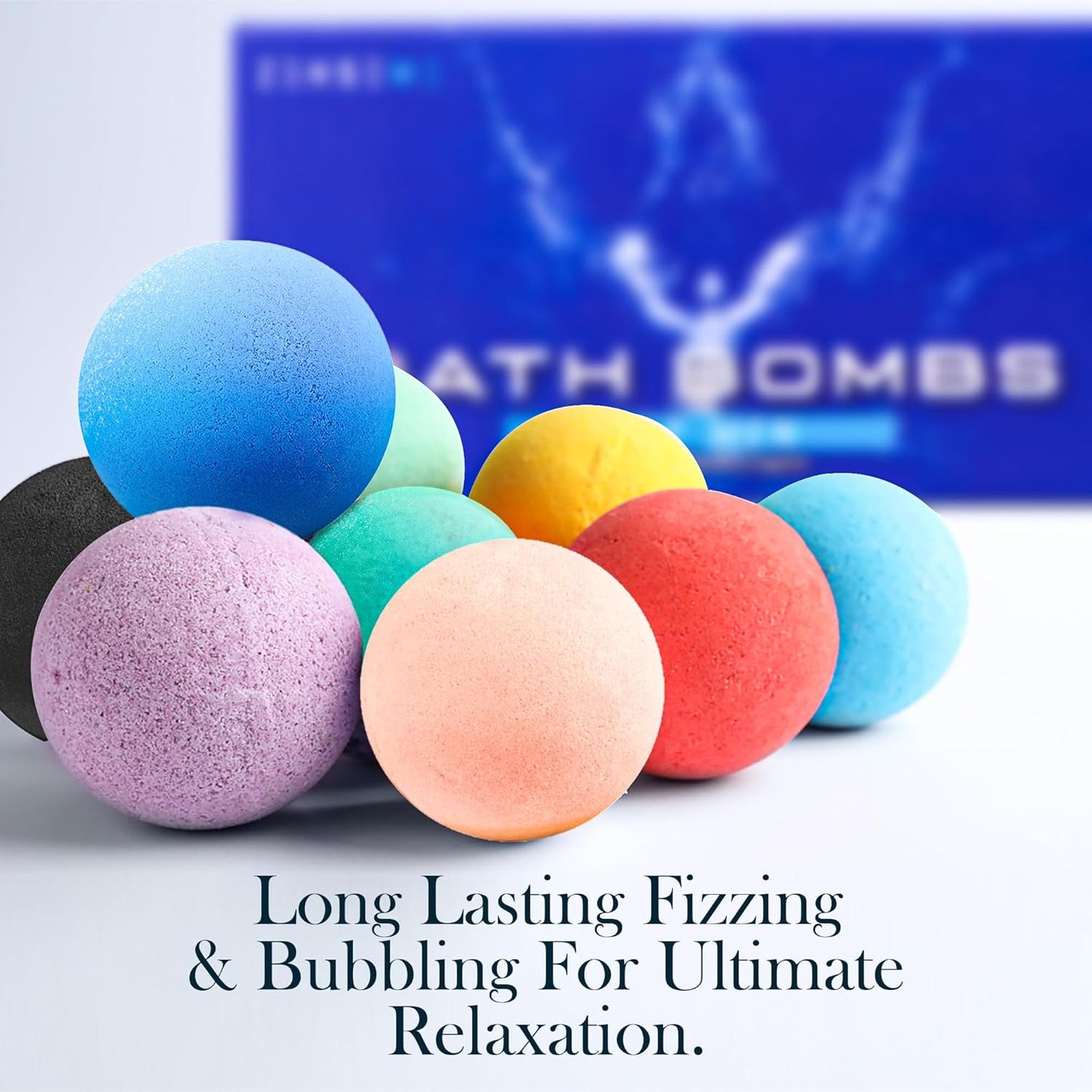 Bath Bombs for Men - Mens Relaxing Bath Bombs Gift Set - Organic with Masculine Scents for Him - 2.5 Oz Each - Gift Set of 8 Scented with Natural Essential Oils for Boyfriend, Husband or Father