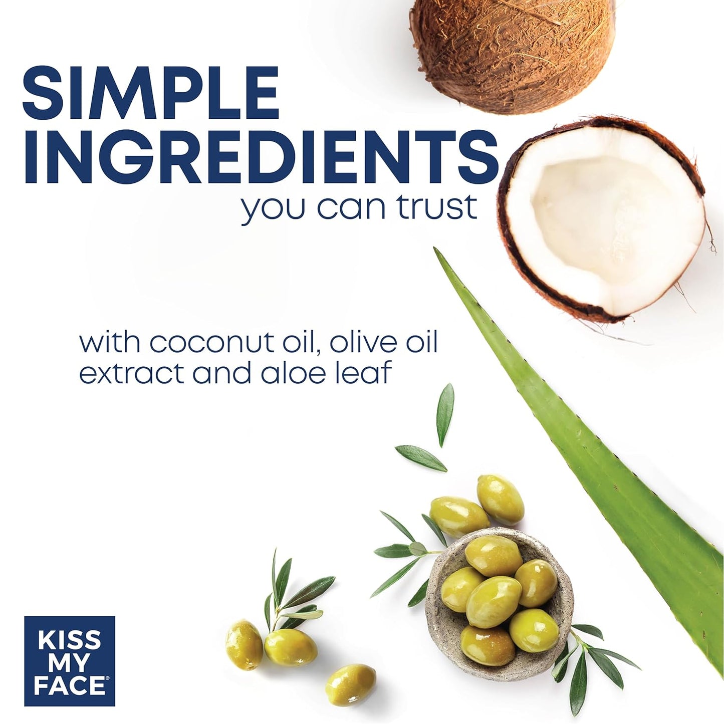 Kiss My Face Cedarwood + Bergamot Moisture Shave - 4 In 1 Shaving Cream - Cruelty Free and Vegan - With added Olive Oil and Aloe Leaf Extract - Vitamin E Rich