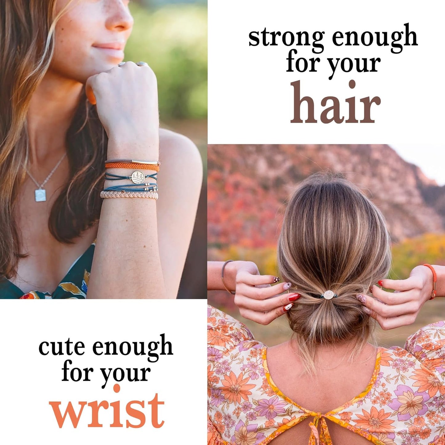 K'lani Hair Tie Bracelets for Women - Elastic Hair Bands That Double as Stylish Jewelry - Discover - Medium