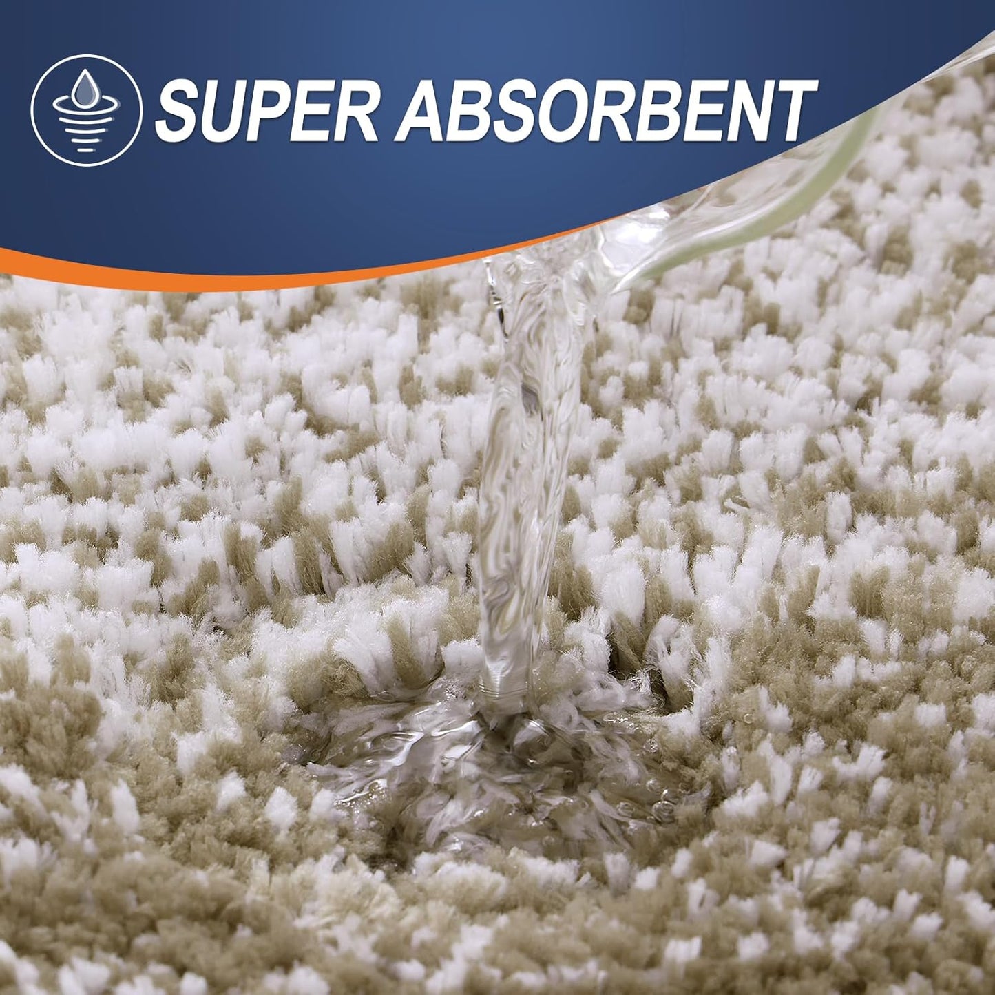 OLANLY Bathroom Rugs Mat 30x20, Extra Soft Absorbent Microfiber Bath Rugs, Rubber Backing, Quick Dry, Machine Washable Bath Mats for Bathroom Floor, Tub and Shower, Home Decor Accessories, Coffee