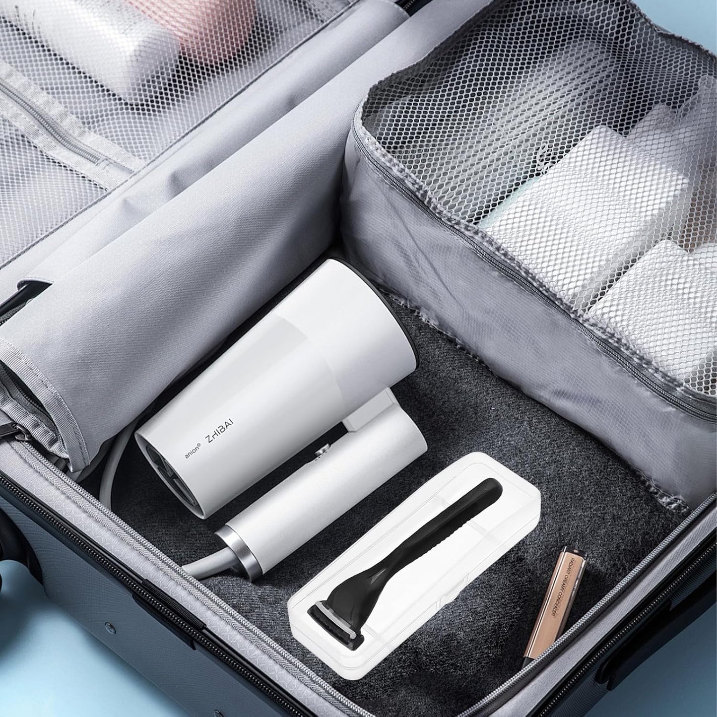 4 Pack Travel Manual Razor Case - Clear Plastic Shaver Storage Box Holder Razor Protector for Men's Manual Razors & Blade Refills, Portable Universal Protector Organizer (Transparent)