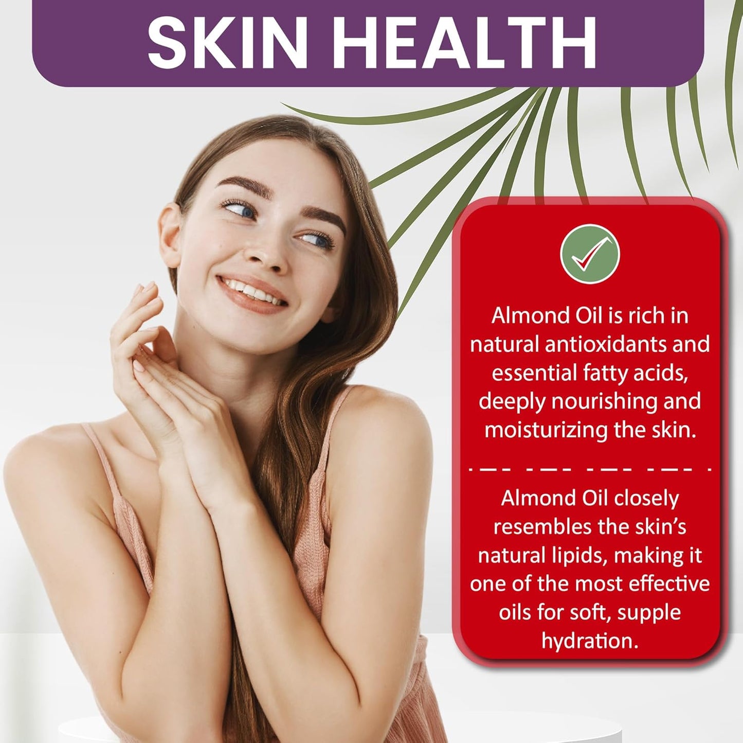 cocojojo Pure Bitter Almond Oil 8 oz Unrefined Cold Pressed Extra Virgin All Natural Perfect for Hair Face Skin Nails