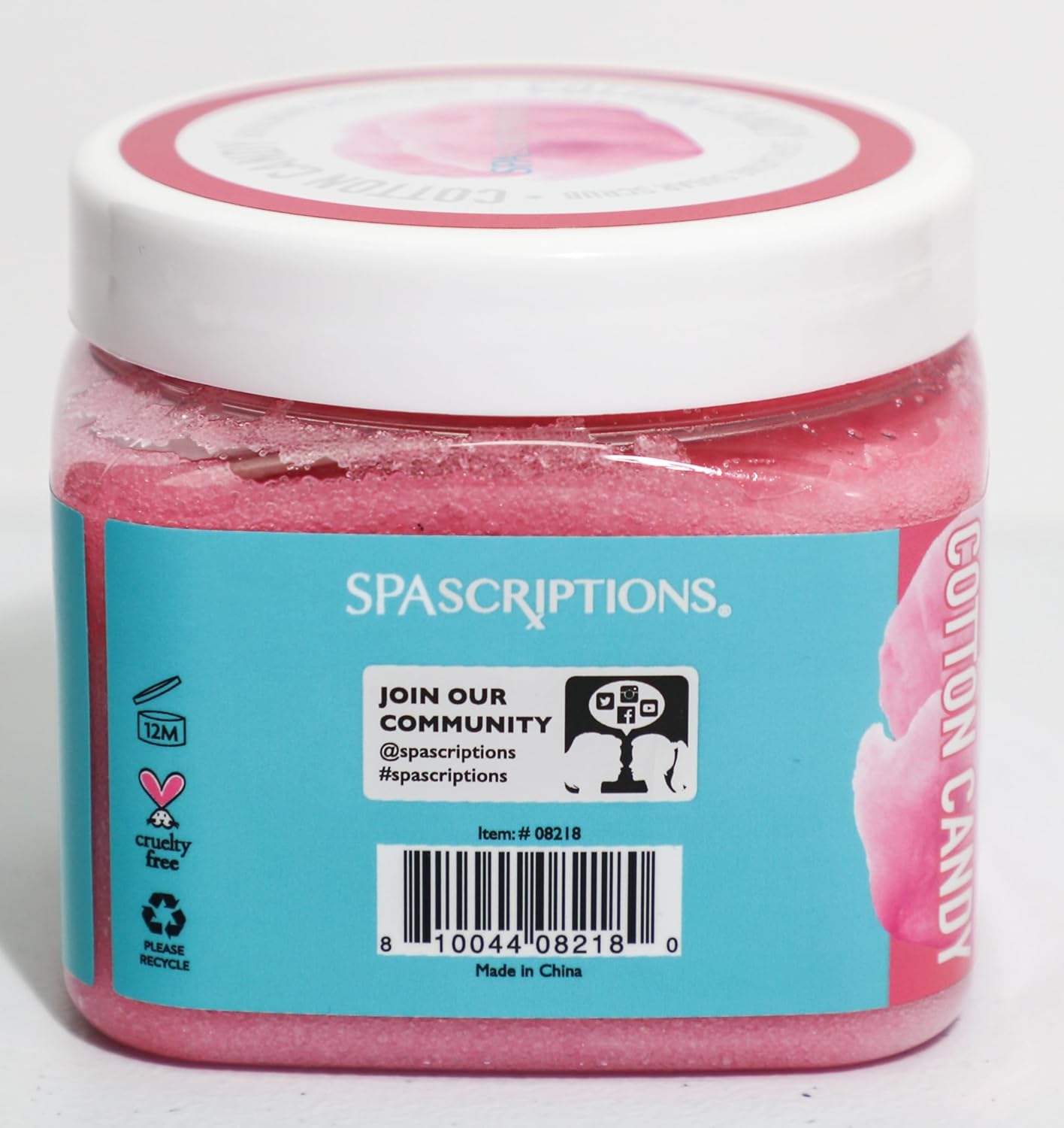 Spascriptions Body Scrubs 21 Oz (21 oz, Cotton Candy)