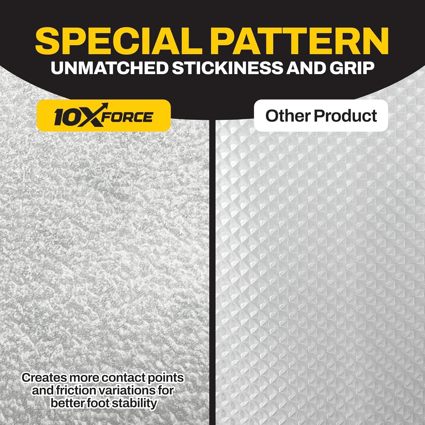 [Made in Korea] Ultra-Thin Bathtub Non Slip Stickers - Diamond Grip Non Slip Bathtub Stickers with Strong Adhesive for Elderly and Safety Use (20)