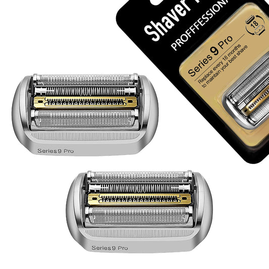 NEW Series 9 Pro 94M Bra-un Electric Shaver Replacement Head for Men Razor Shaving Compatible with 94M 9290cc, 9291cc, 9370cc, 9376cc, 9293s, 9260s, 9295cc, 9385cc, 9390cc, 9330s, 9296cc (2PACKS)