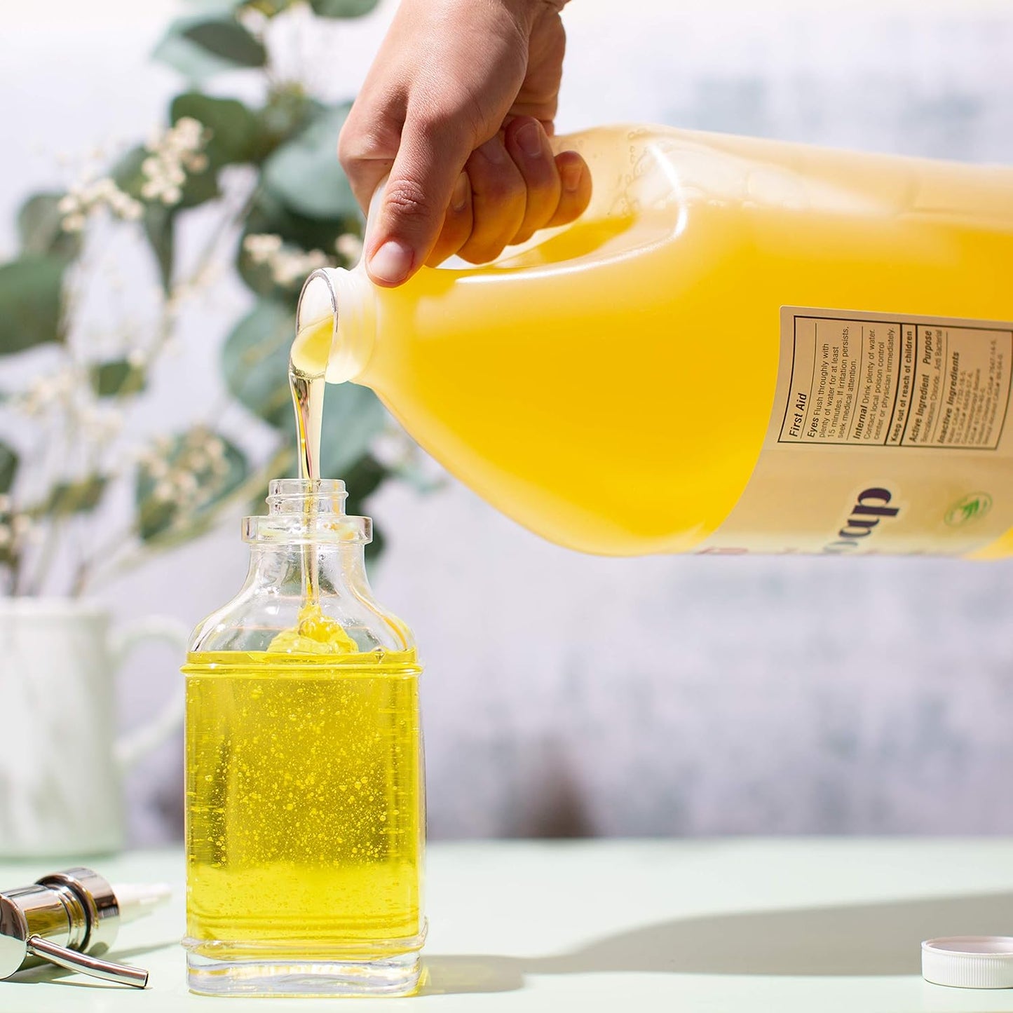 Sanit Silky Clean Antibacterial Liquid Gel Hand Soap Refill - Advanced Formula with Coconut Oil and Aloe Vera - All-Natural Moisturizing Hand Wash - Made in USA, Hawaii Tropical, 1 Gallon