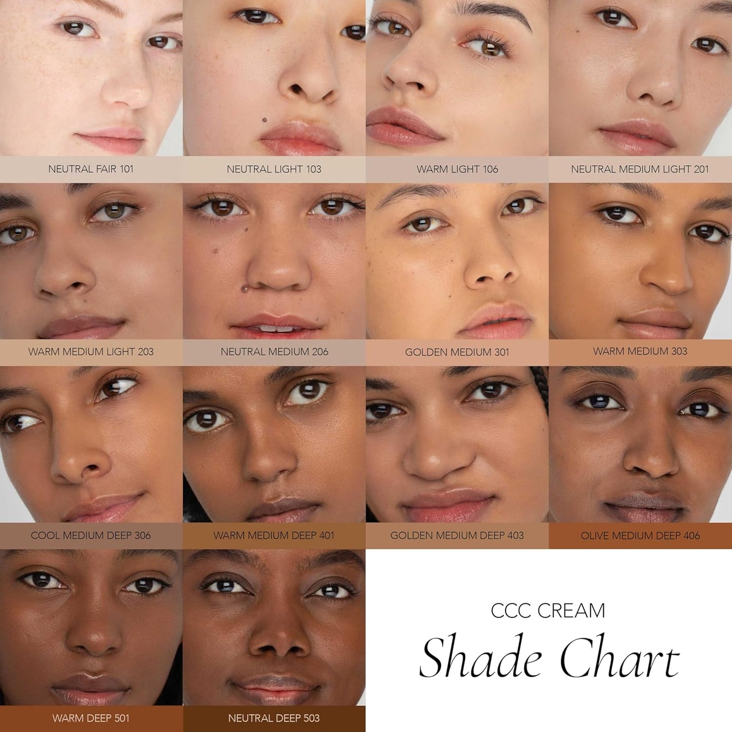 CLE Cosmetics CCC Cream (Warm Deep 501 / SPF 30) - Color Correcting With Sunscreen - Lightweight, Hydrating Foundation - BB & CC Hybrid - Light to Medium Coverage - 1 fl oz