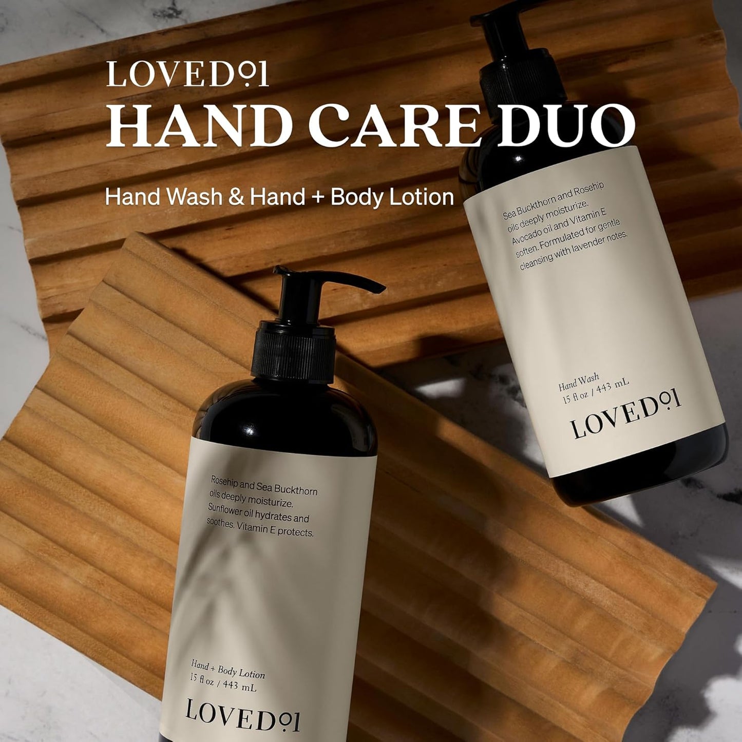 Loved01 Hand & Body Lotion, John Legend Skincare, Fragrance-Free, Daily Lightweight Cream, Formulated with Shea Butter & Vitamin E, 2-Pack (15 oz each)