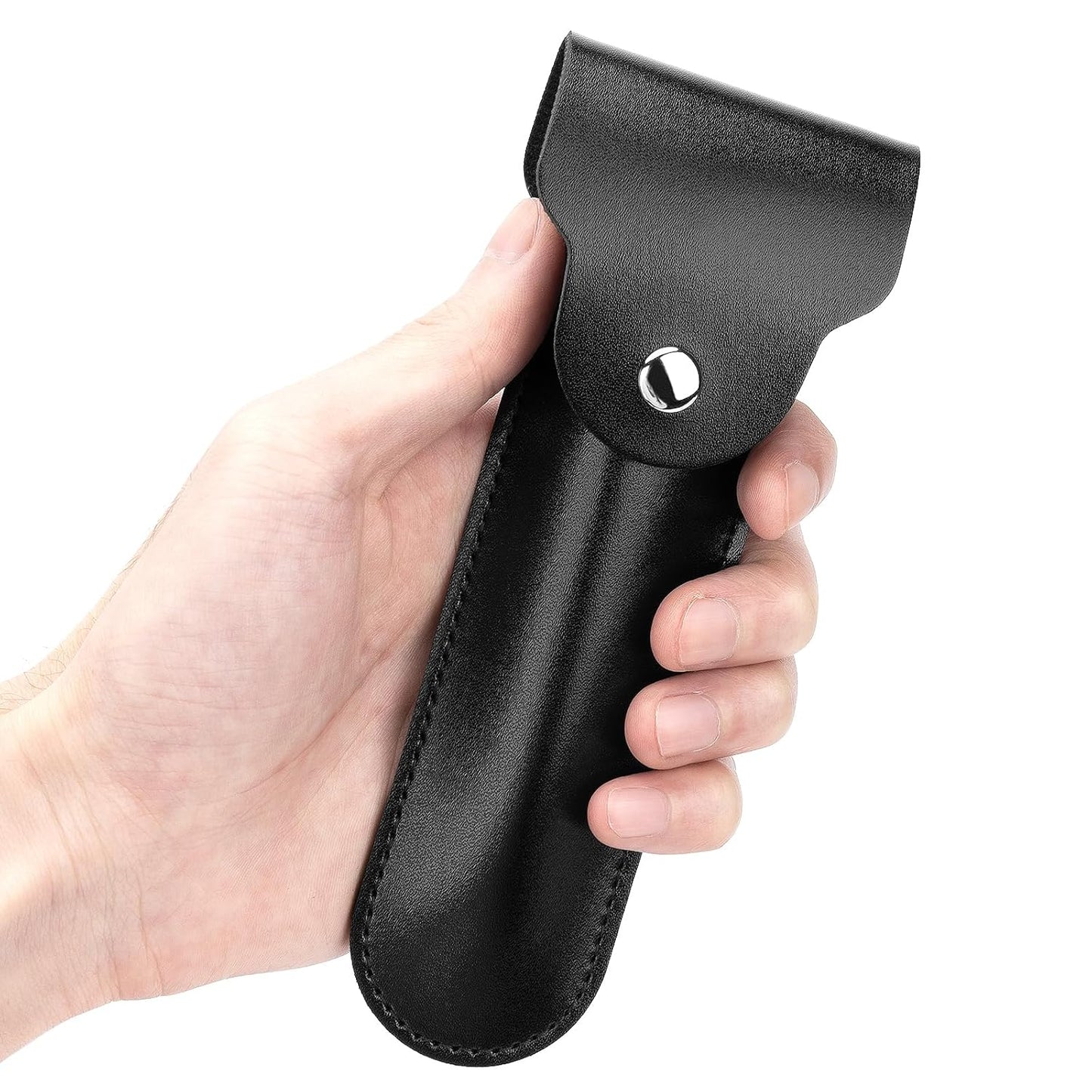 Linkidea Travel Razor Case, Shaver Carrying Cover Bag, Compatible with Fusion 5 Power, ProGlide Power, MK-23C, Men's Portable Razor Holder, Protective Storage Pouch (Black)