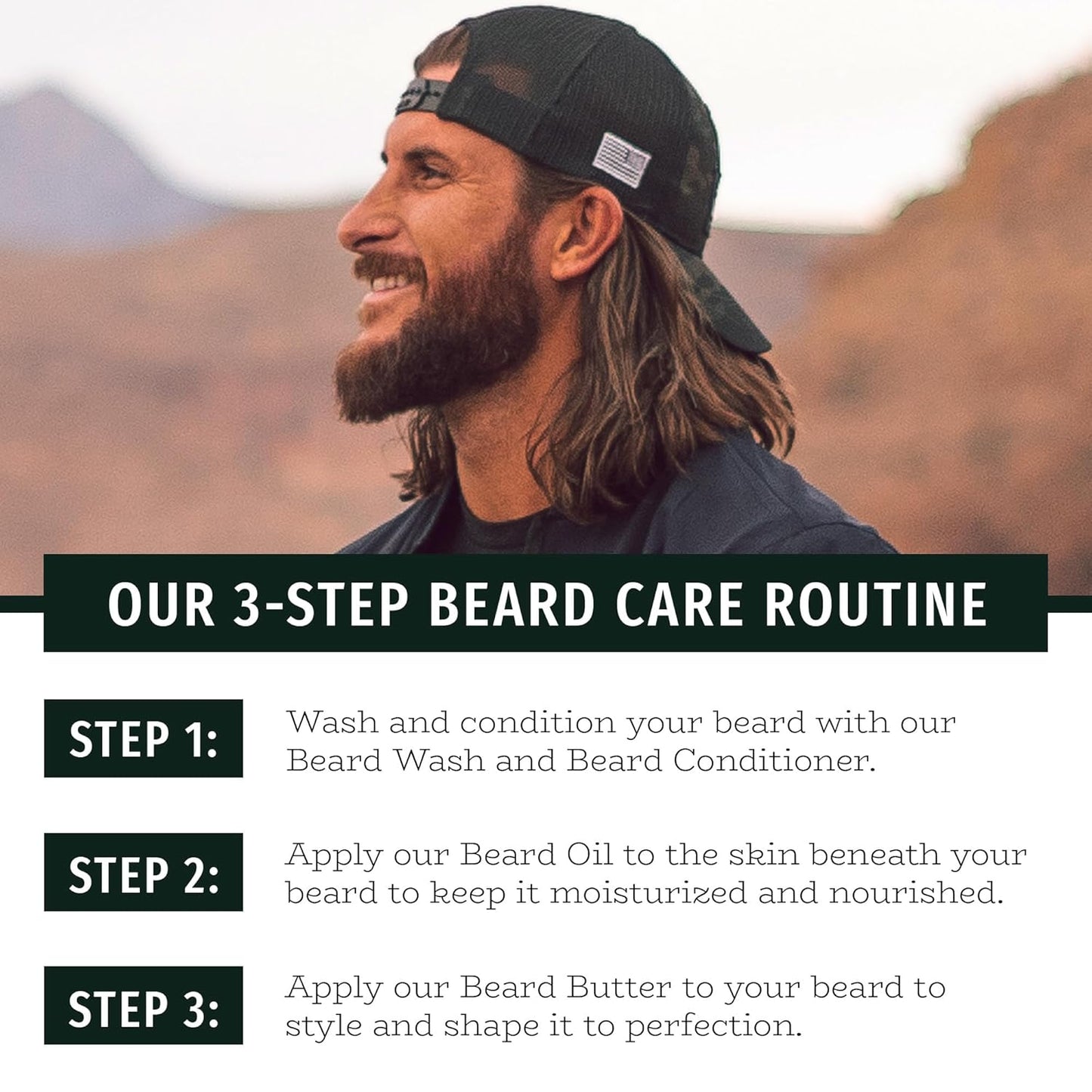 Live Bearded Beard Wash, 8 fl oz - Water-Based Face Cleanser with All-Natural Ingredients for a Gentle, Deep Clean - Made in the USA | Tombstone Scent - Sweet Tobacco, Cedar