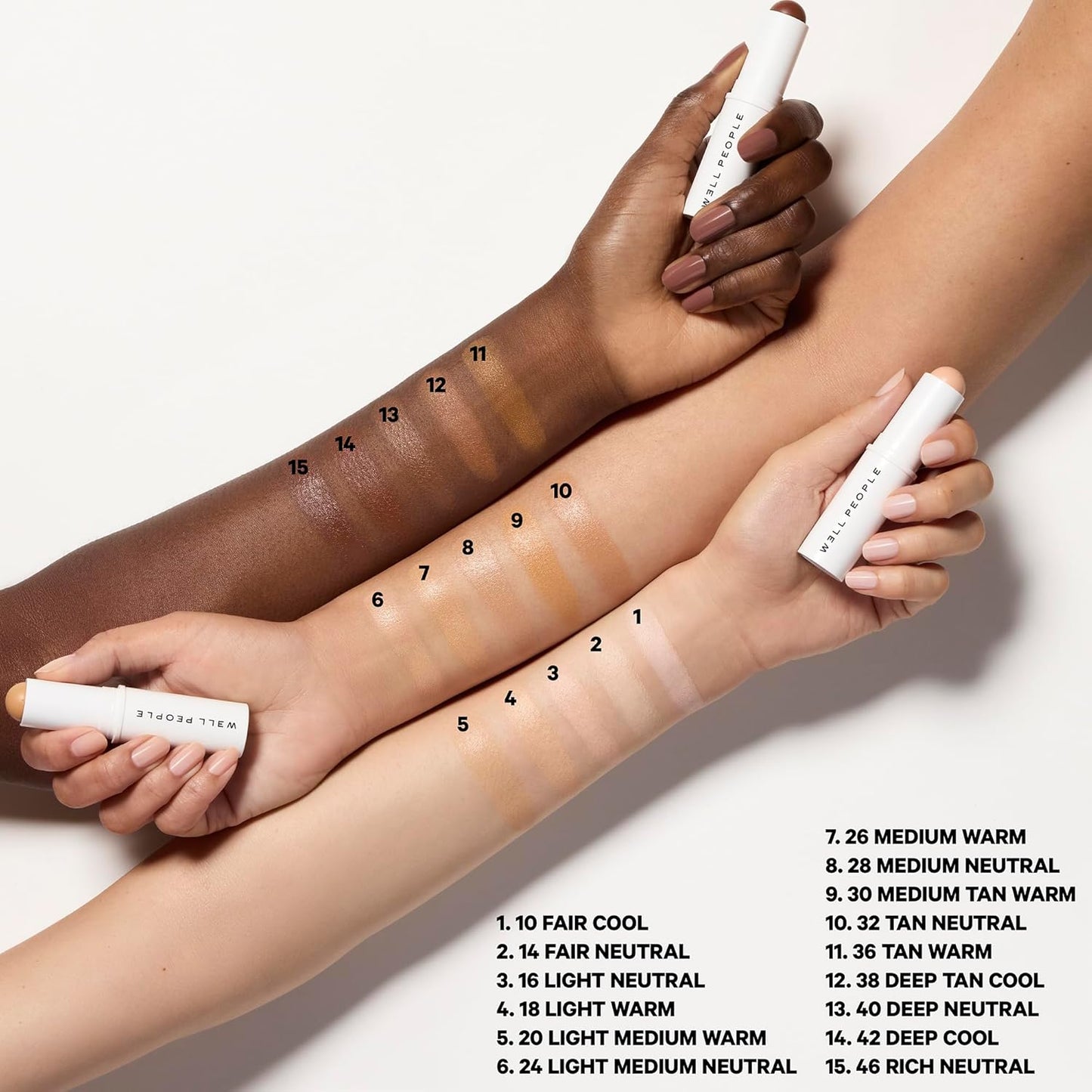 Well People Supernatural Complexion Stick Foundation + Concealer, Buildable, Light-to-Medium Coverage, Soft Matte Finish, Lightweight + Hydrating, Multi-Use, Vegan & Cruelty-Free, 20 Light Medium Warm