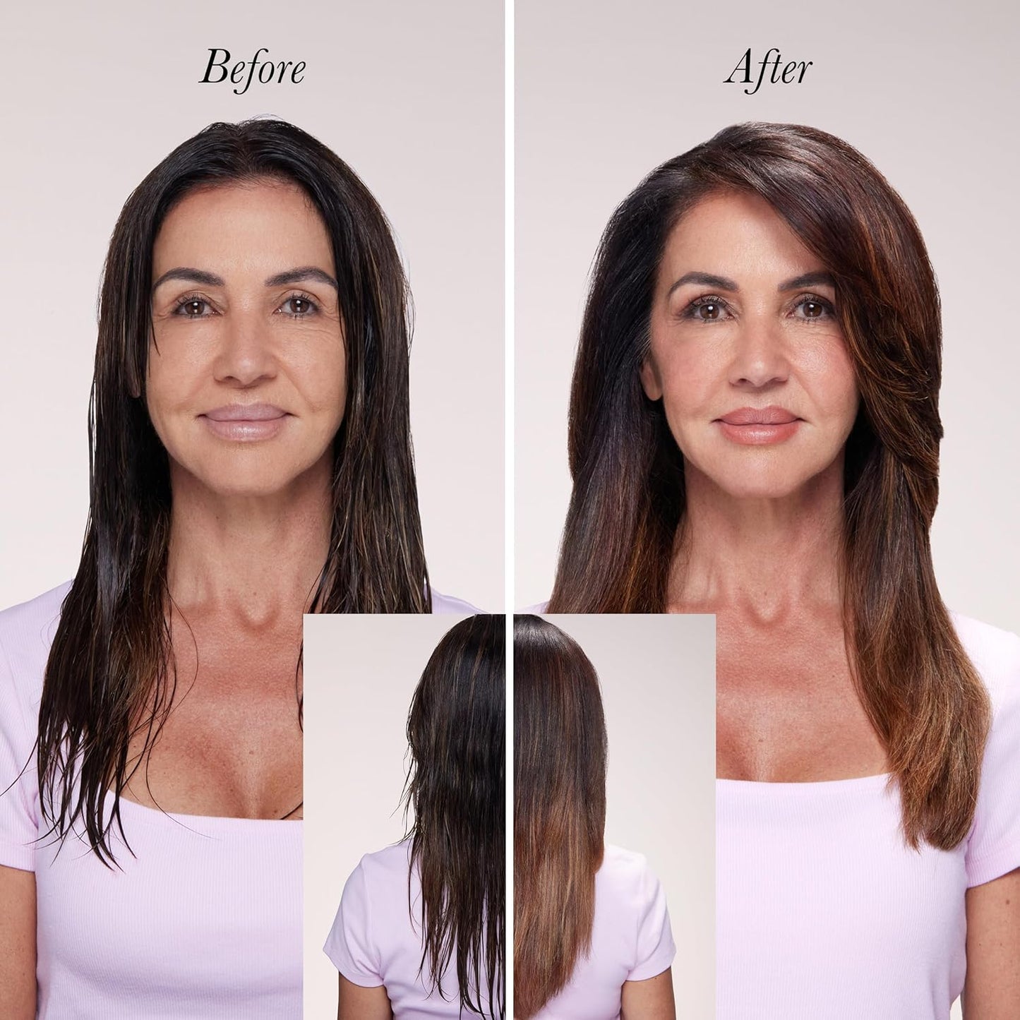 L'ANGE HAIR Le Volume 2-in-1 Titanium Blow Dryer Brush | Hot Air Brush for Hair Drying & Styling | Ionic Oval Barrel for Smooth, Frizz-Free Volume | (Black – 75mm)