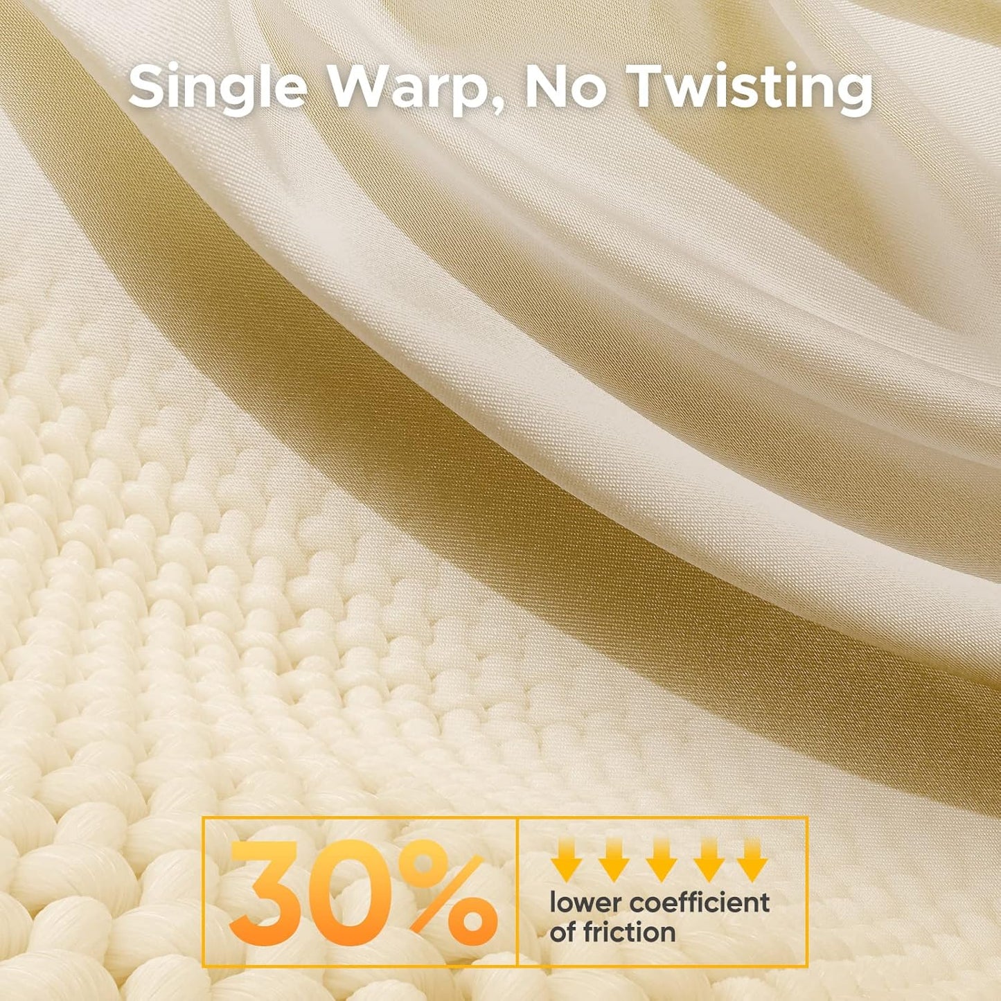 100% Pure Mulberry Silk Pillowcase for Hair and Skin - Allergen Resistant Dual Sides,600 Thread Count Silk Bed Pillow Cases with Hidden Zipper,1pc,Queen Size,Champagne