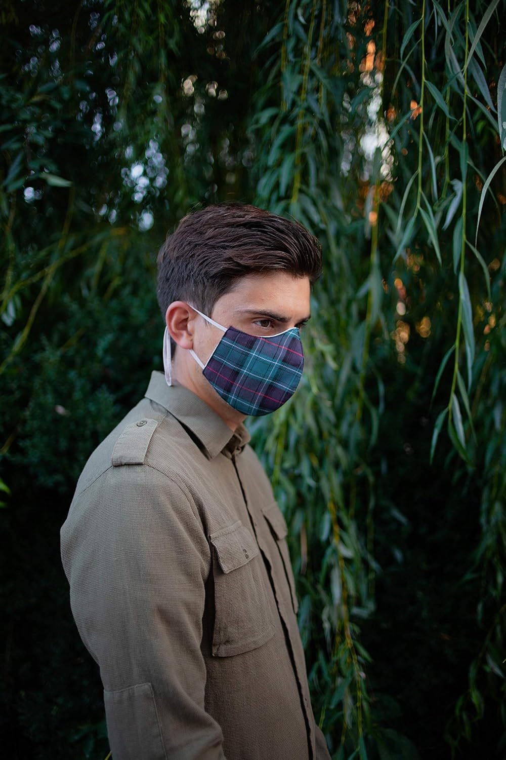 HOPE LOVE SHINE Face Mask Adjustable Filter Pocket Reusable Breathable Washable Cloth Mask Face Masks for Women Men - 4 Pack