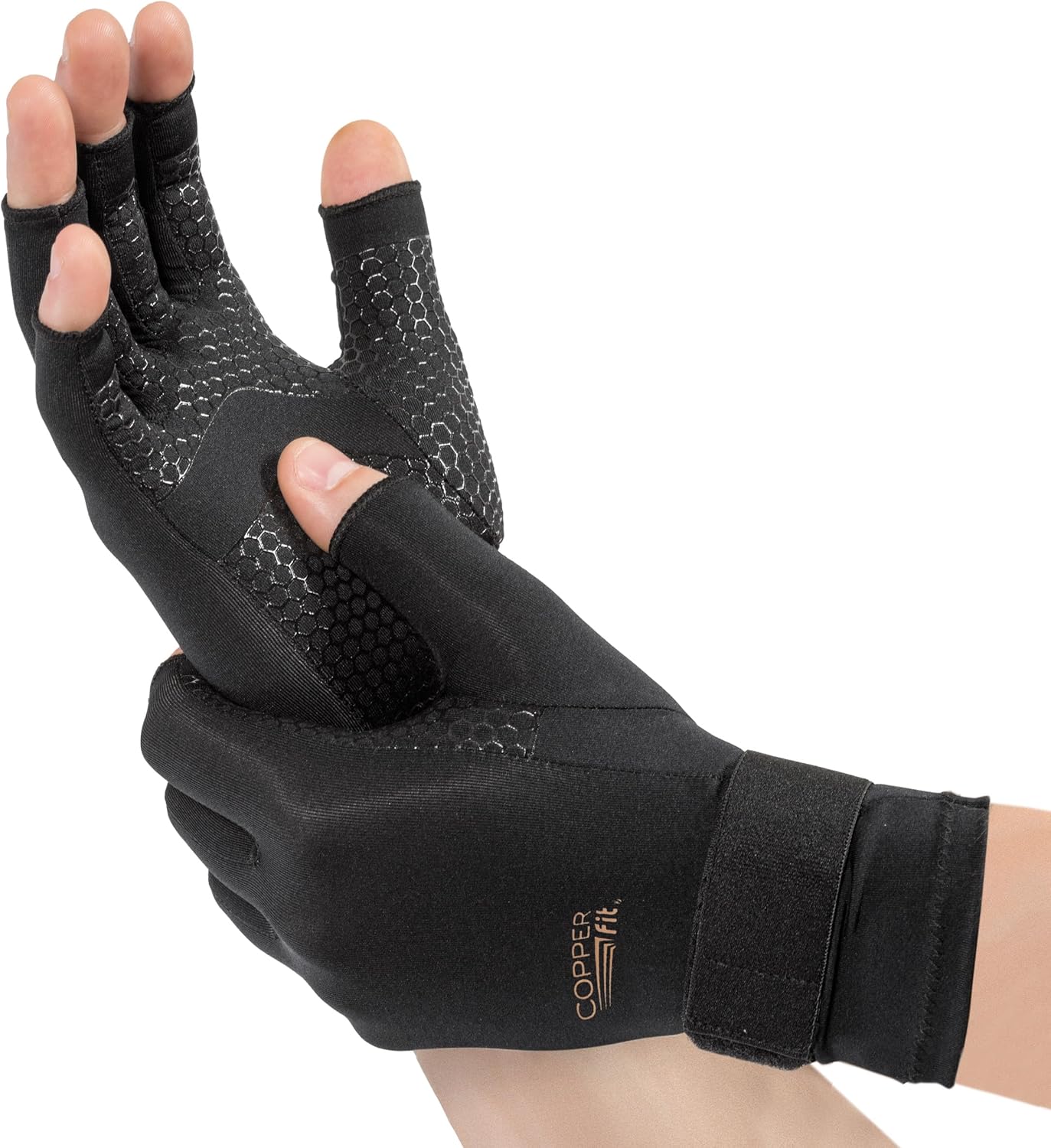 Copper Fit Unisex Hand Relief Compression Gloves