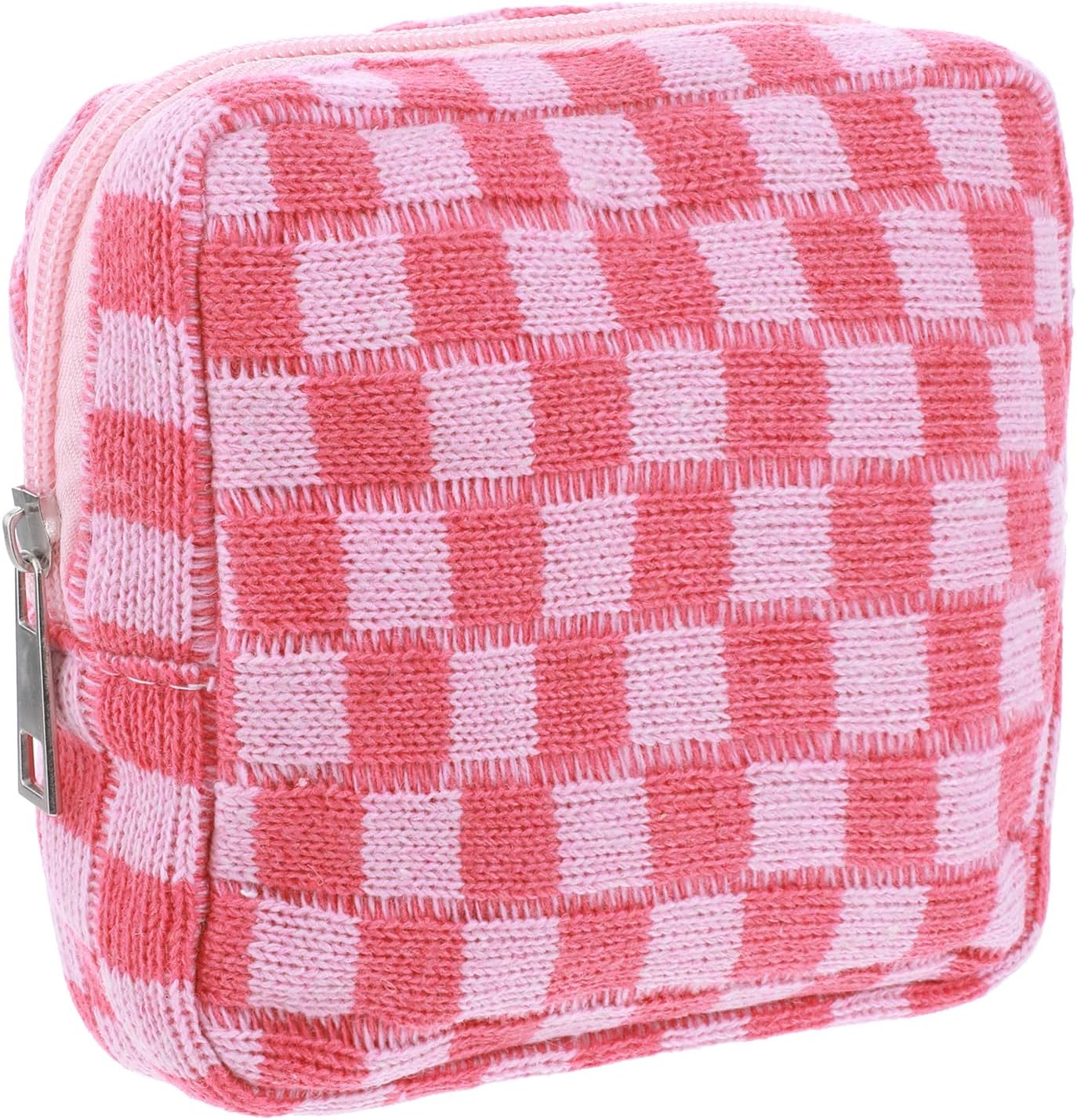 Period Pouch, Checkered Portable Period Bag Sanitary Napkin Storage Bag Tampon Storage Pouch for Women Ladies Daily Use Storages Purse Travel(1 Pcs)