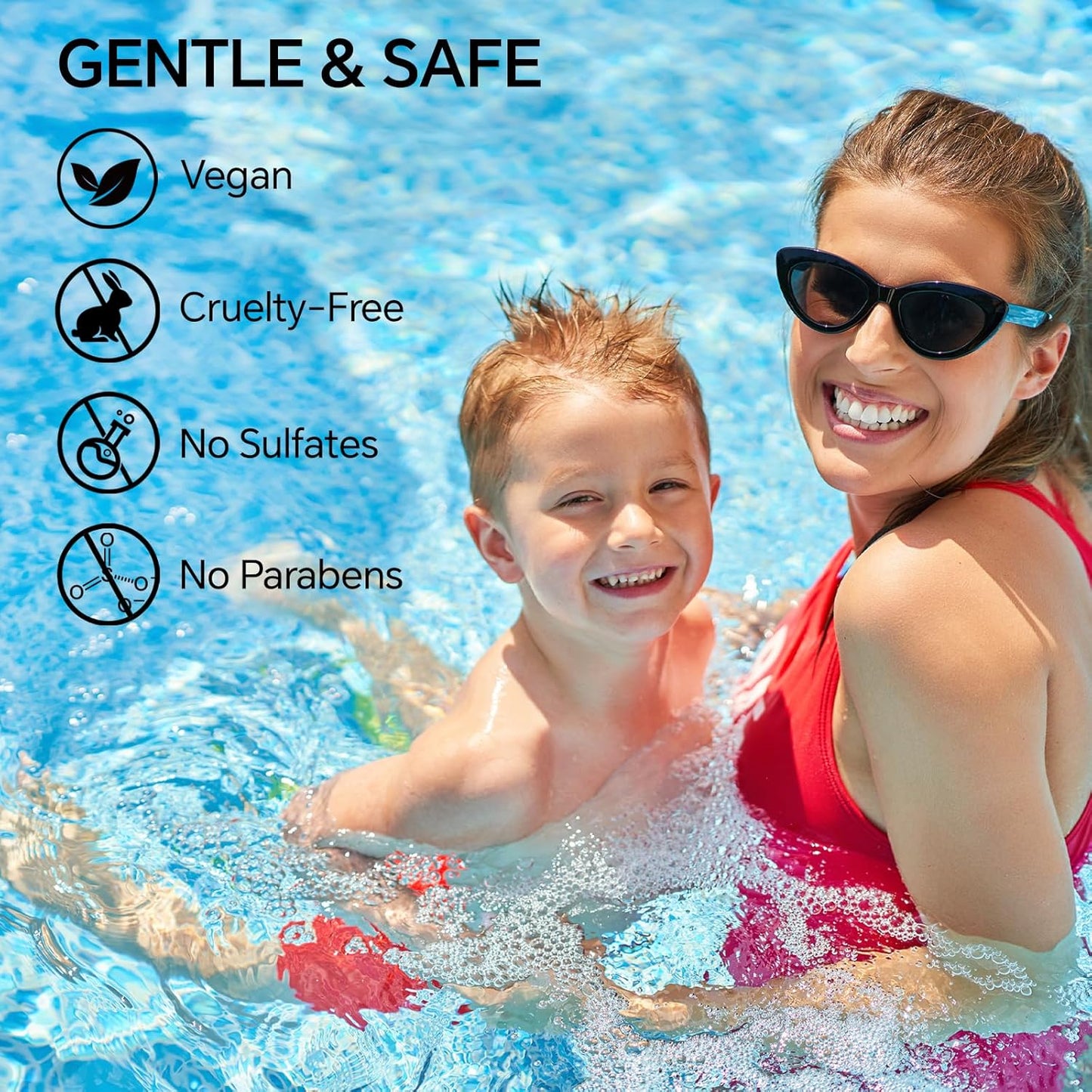 Chlorine Removal Swimmers Soap, Vitamin C Body Wash Neutralizes and Washes Away Chlorine After Swimming for Swimmers and Athletes, 4 Ounce (Pack of 2