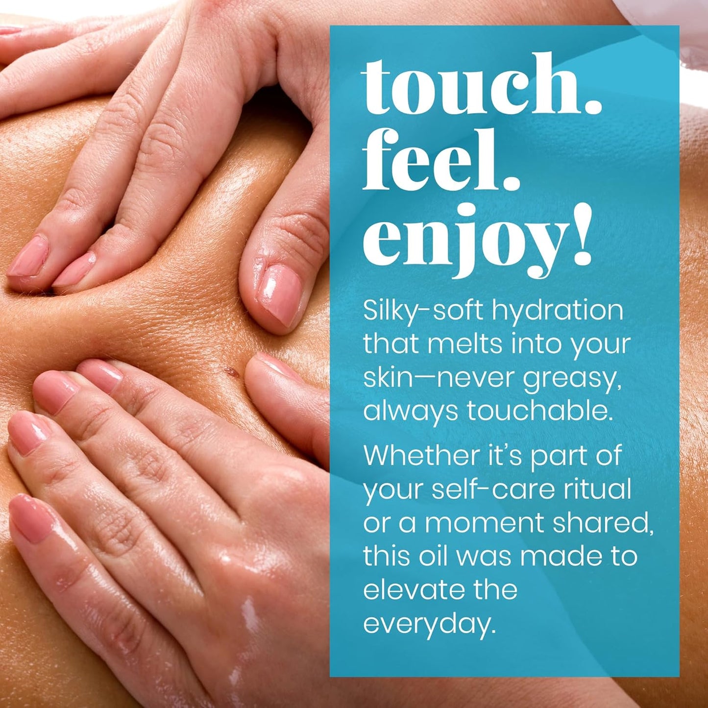 Skinsations - Vanilla Massage Oil for Massage Therapy - 16oz | Body Oil for Relaxation, Sore Muscles & Aromatherapy | Sweet Almond, Coconut, Jojoba & Grapeseed Blend