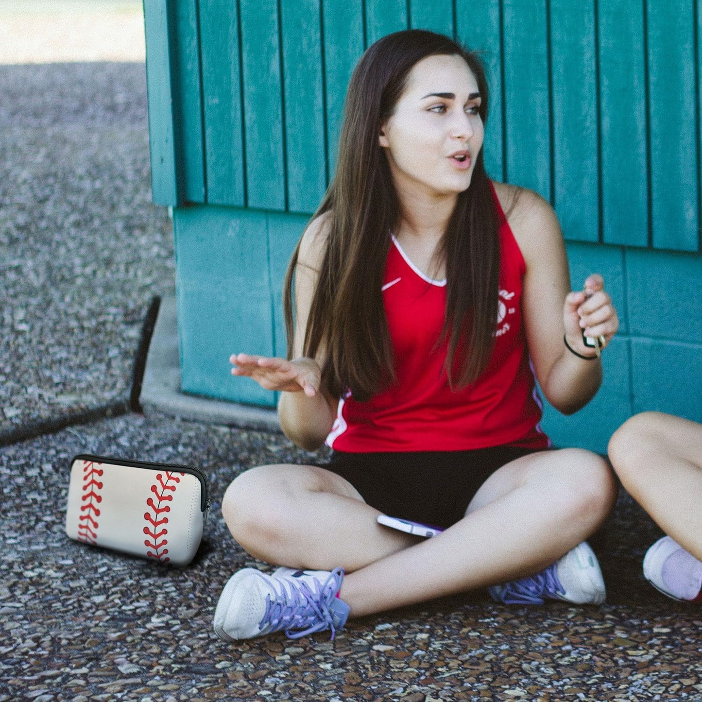 Cosmetic Bag Waterproof Neoprene Zipper Pouch Travel Portable Toiletry Makeup Bags Organizer Case for Women and Girls