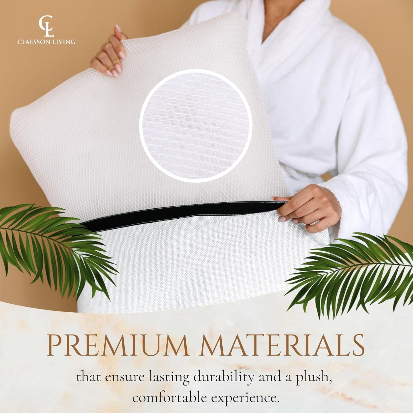 Luxury Bath Pillow for Tub - Thick and Comfortable Bathtub Pillow Support for Head and Neck and Back - Washable Quick-Drying Bath Pillows - Bath Cushion for Home Spa - Fits Any Bathtub - White
