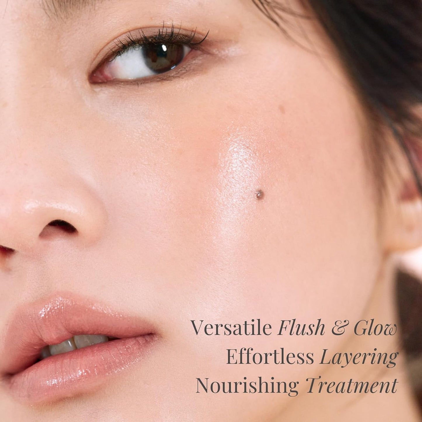 BEIGIC Flush Lip & Cheek Balm - Vegan Buildable & Blendable Multiuse Balm | Natural Flush & Glow | Glowy Blush for Cheeks | Dewy Korean Make Up Cream Blush | 05 Flat White - Neutral Beige, 0.14 fl.oz