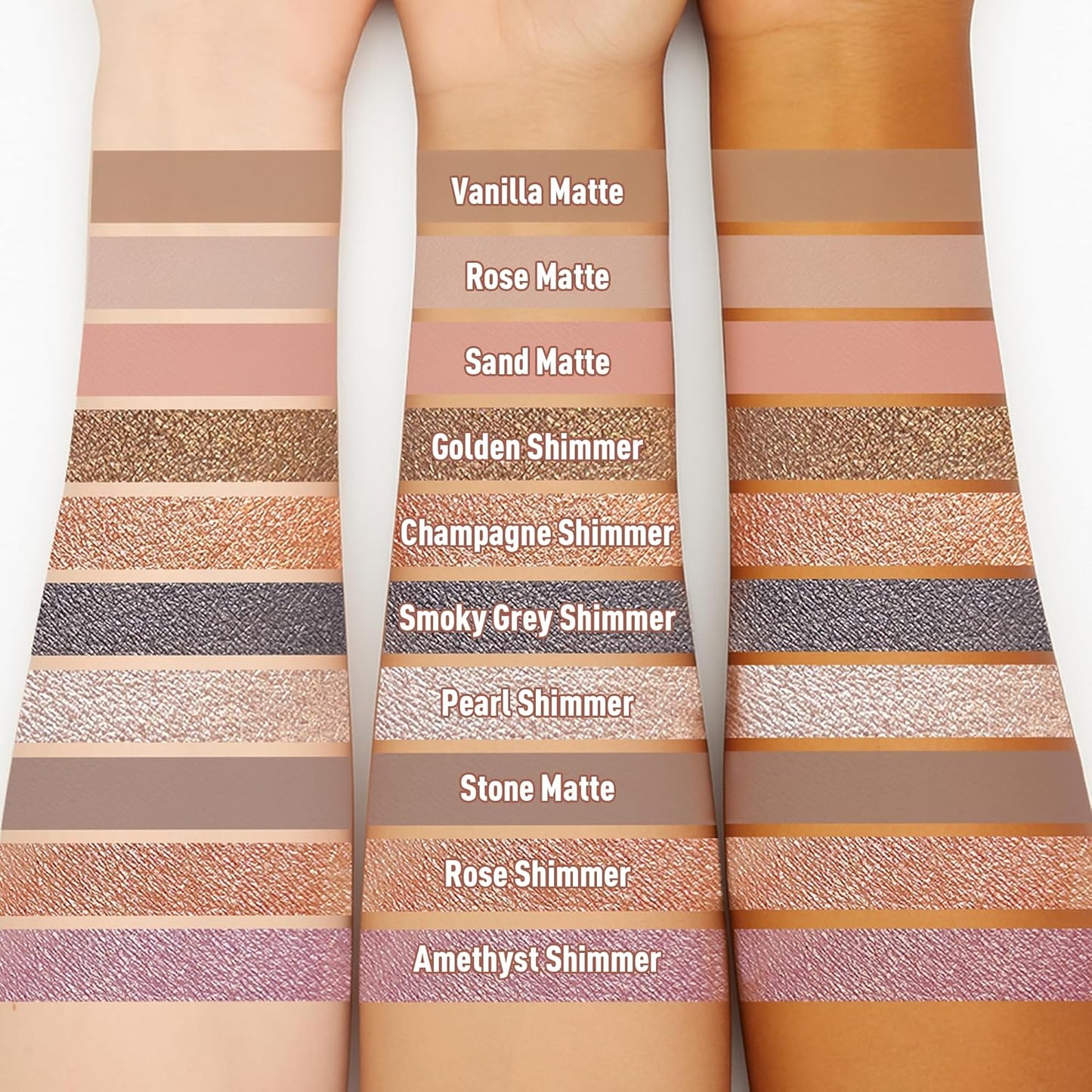 FV Cream Shimmer Eyeshadow Stick，Long Lasting & Waterproof, Multi-Use & High Pigment Eyeshadow Makeup Stick, Pearl Shimmer