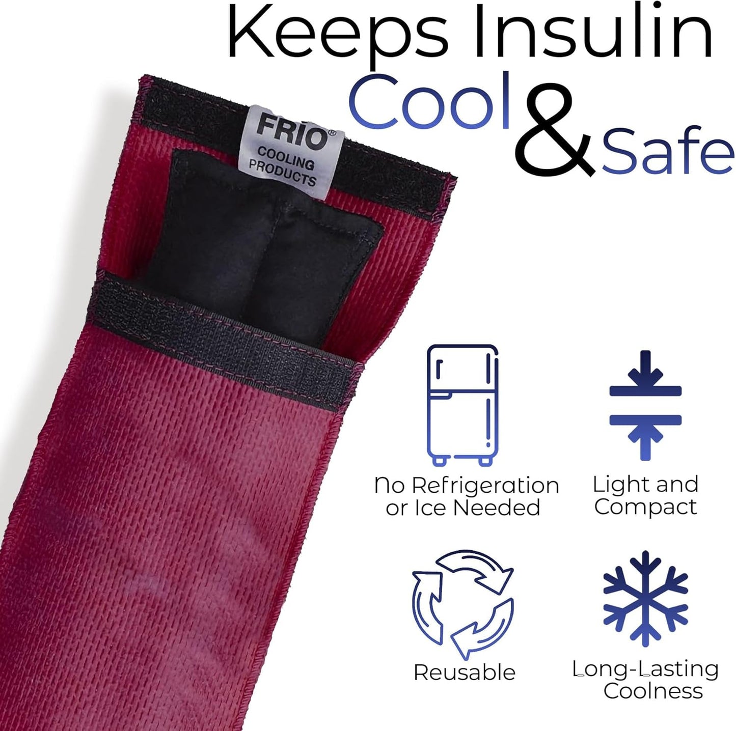 FRIO DUO Insulin Cooler Wallet - Keep Medication Cool for 45+ Hours Insulin Bag - Perfect for Travel and Everyday Use