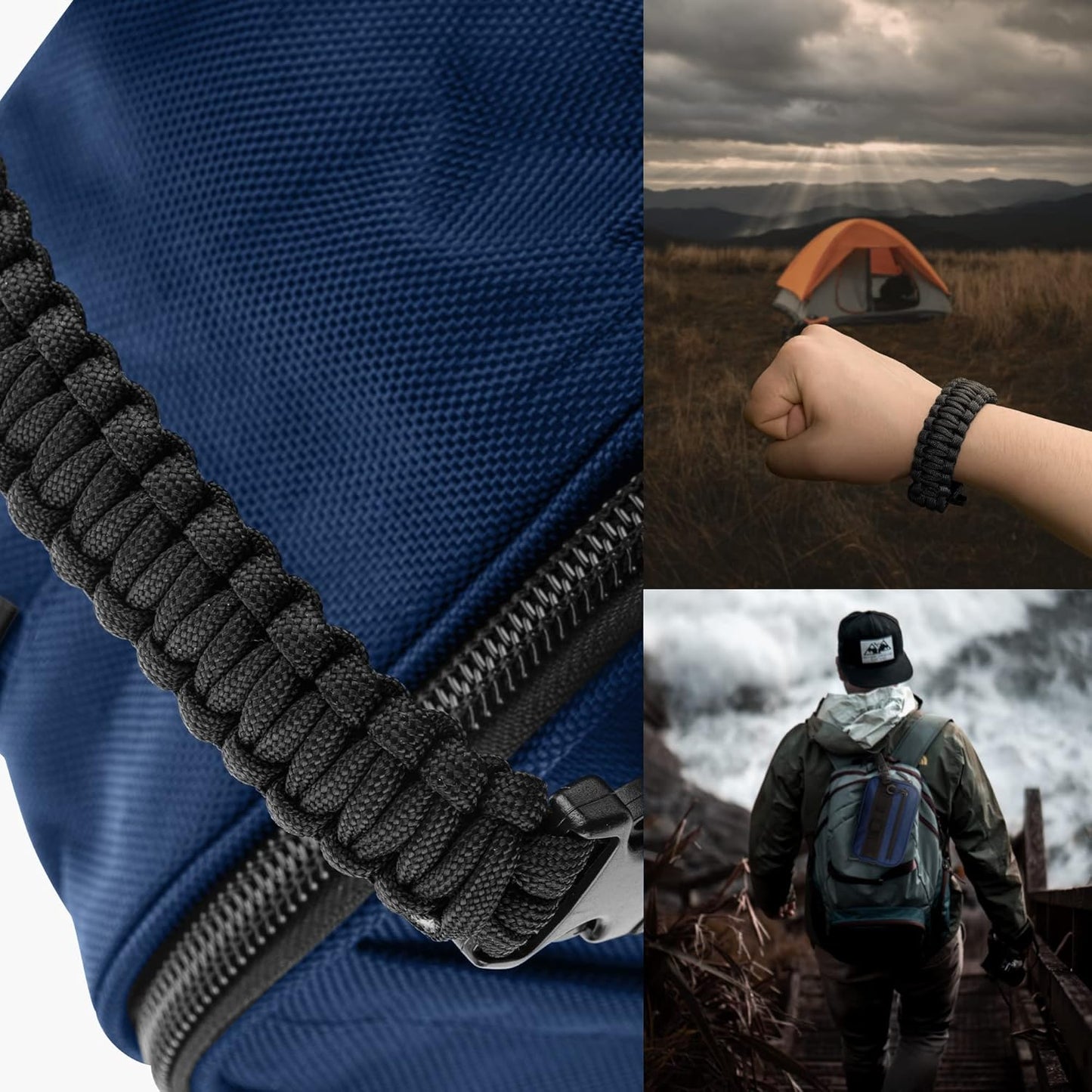 Fitdom Tactical Toiletry Bag Dopp Kit Case For Men. Perfect For Travel & Storage. Fits Large & Small Cosmetic Makeup, Clipper, Toothbrush, Shower, Shaving & Grooming Care. Best Overnight Organizer