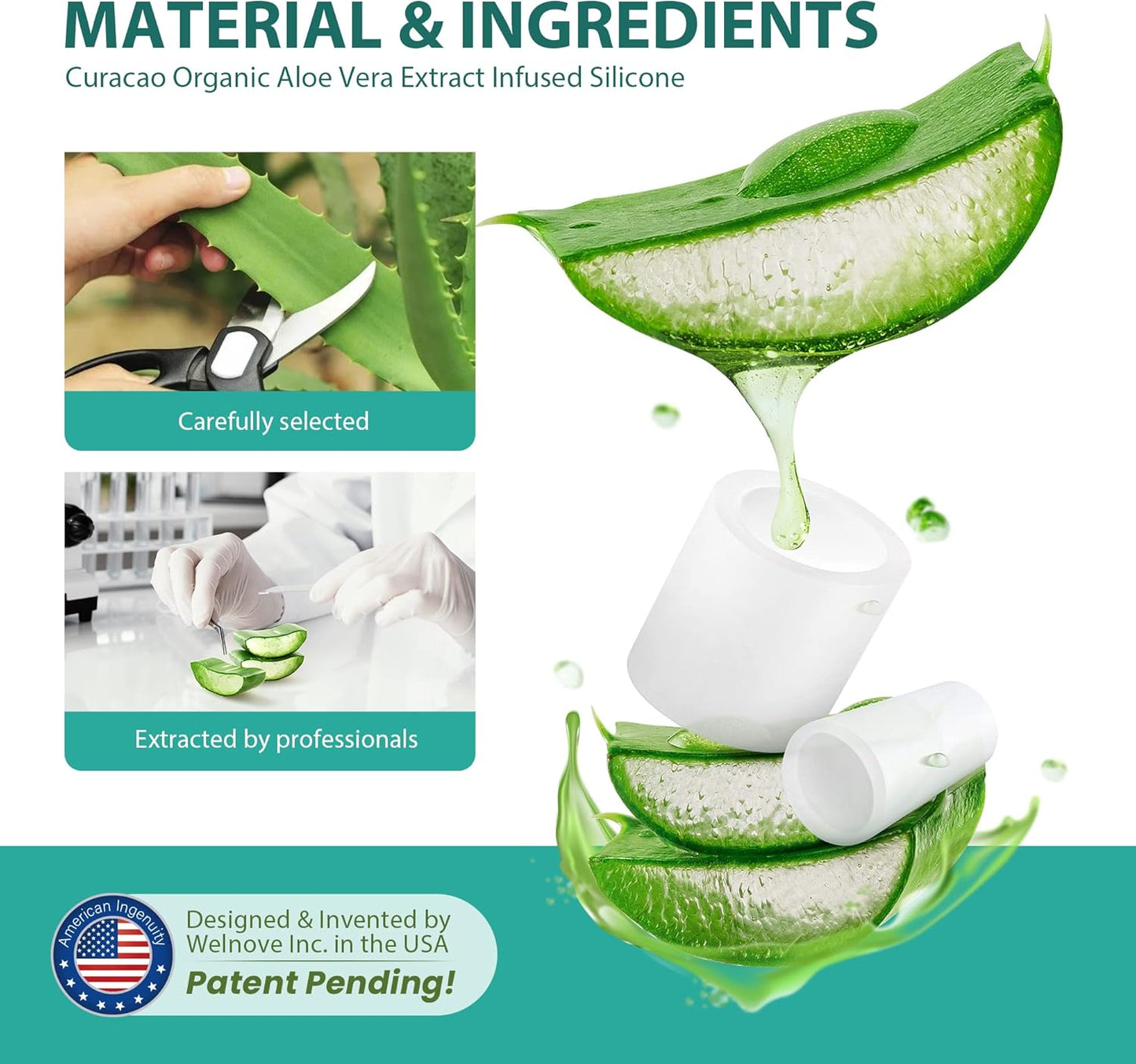 Welnove Toe Protectors – 12-Pack Aloe Vera Extract Infused Silicone Toe Sleeve Toe Covers for Hammer Toes, Corns, Calluses, Blisters – Soft Gel Protector Toe Cushions for Pain Relief (Multi-Size)