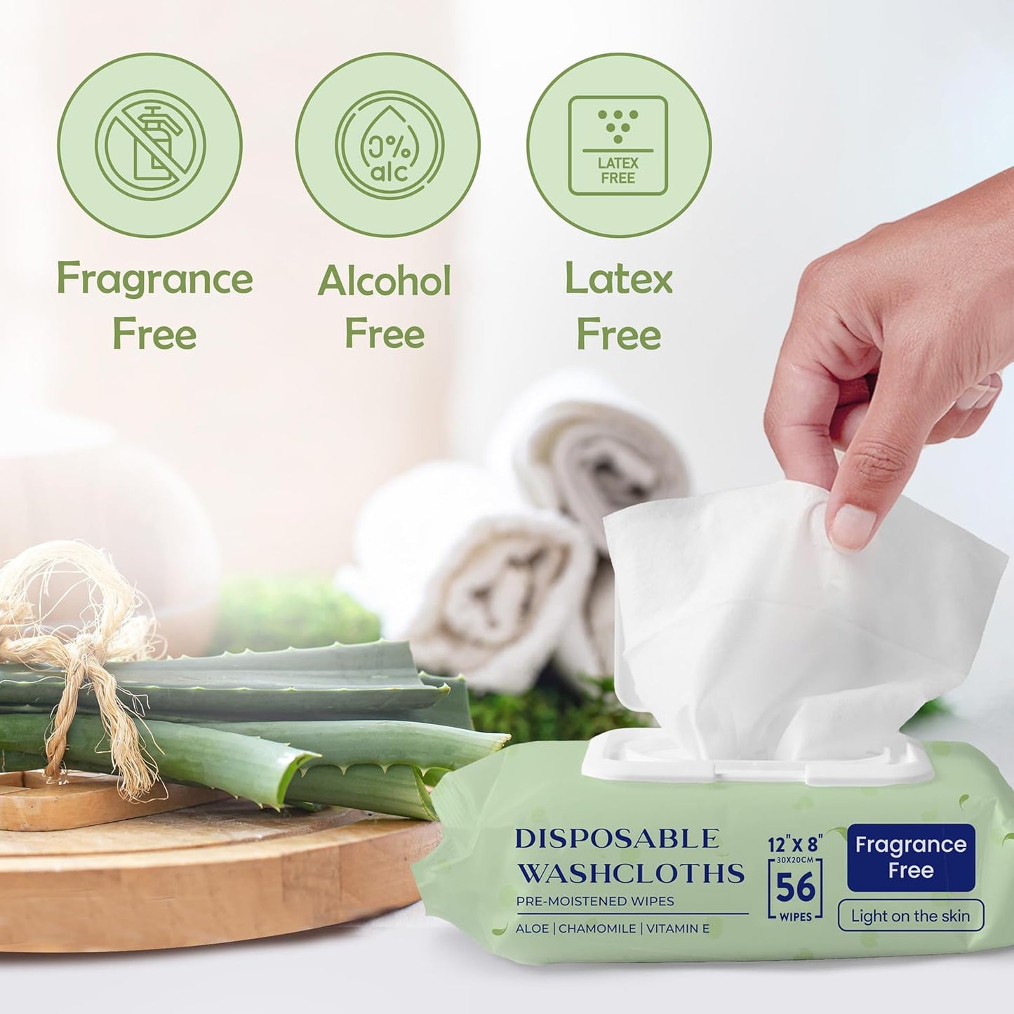 X Large Wet Wipes for Adults - Case of 10 Packs of 56 [560 Count] Disposable Incontinence Wipes, 12" x 8" Body Wipes for Elderly – BONUS 50 Individually Wrapped Shower Wipes