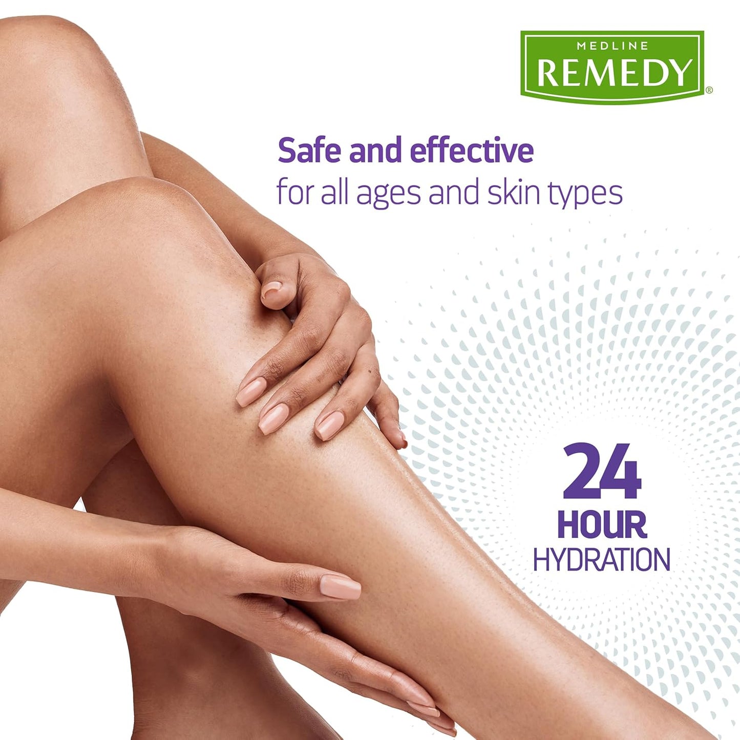 Medline Remedy Clinical Skin Cream, Nourishing Formula for Dry Skin, 32 oz. Pump Bottle