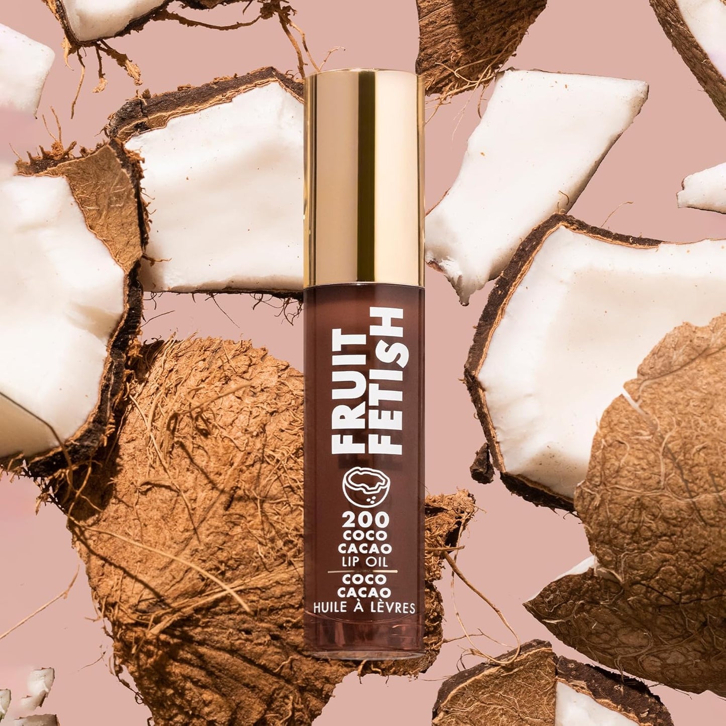 Milani Fruit Fetish Lip Oil with Vitamin E for Instant Hydration, Fruit Extract Infused Lip Treatment and Moisturizing Lip Gloss - Coco Cacao