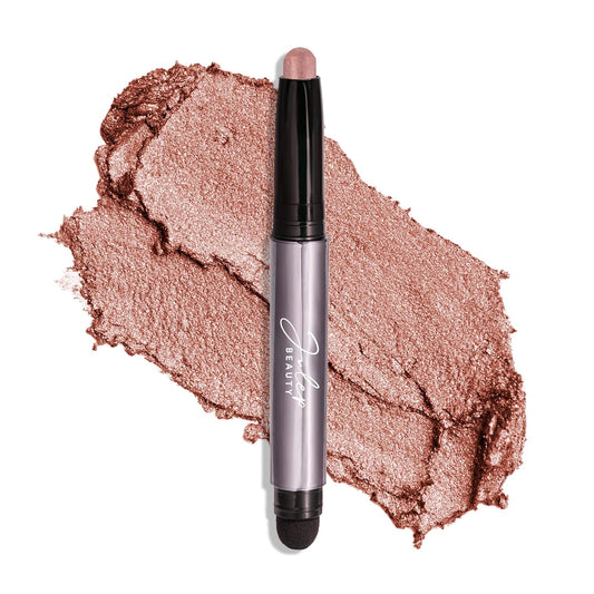 Julep Eyeshadow 101 Cream-to-Powder Waterproof Shadow Stick – Rose Shimmer – Long-Lasting, Crease-Proof, Pearlescent Rose Shimmer Cream Eyeshadow with Built-in Smudger
