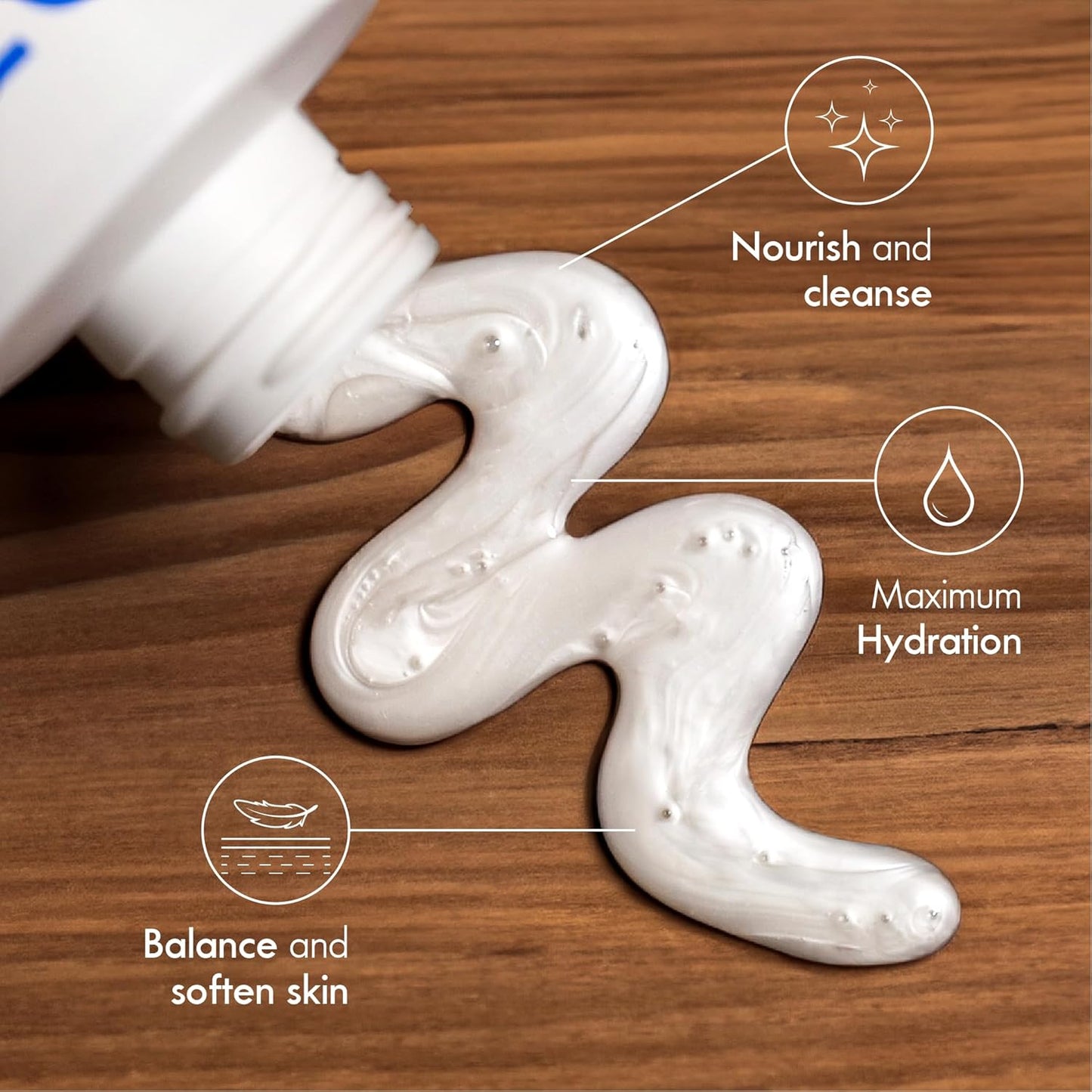 Purezero Hyaluronic Body Wash Deep Moisturizer - Soft Skin Hydration - Moisturizing Skin Cleanser + Coconut Water - No Sulfates, Parabens, Dyes (1 Pack)