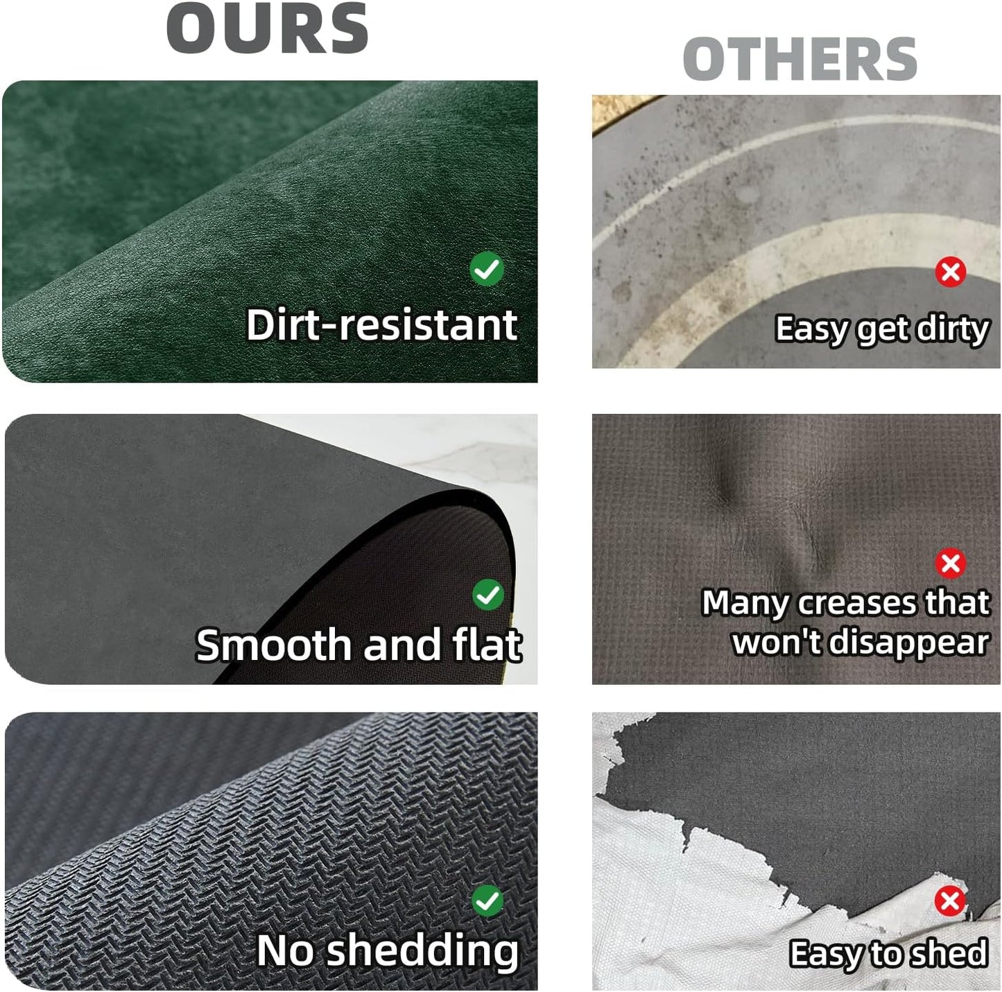 Bath Mat, Bathroom Rugs Non Slip Washable Thin Absorbent Quick Dry Bath Mat Fits Under Door Bathroom Floor Mat Perfect for Bath, Shower, or Sink 36"x60" Dark Green