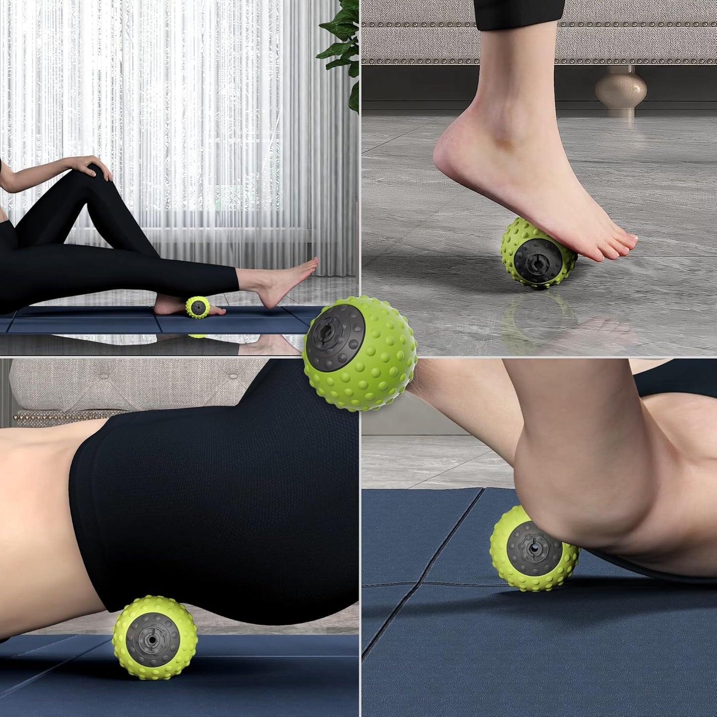 READAEER Manual Massage Ball, Massage Roller Ball for Shoulders, Arms, Neck, Back and Feet