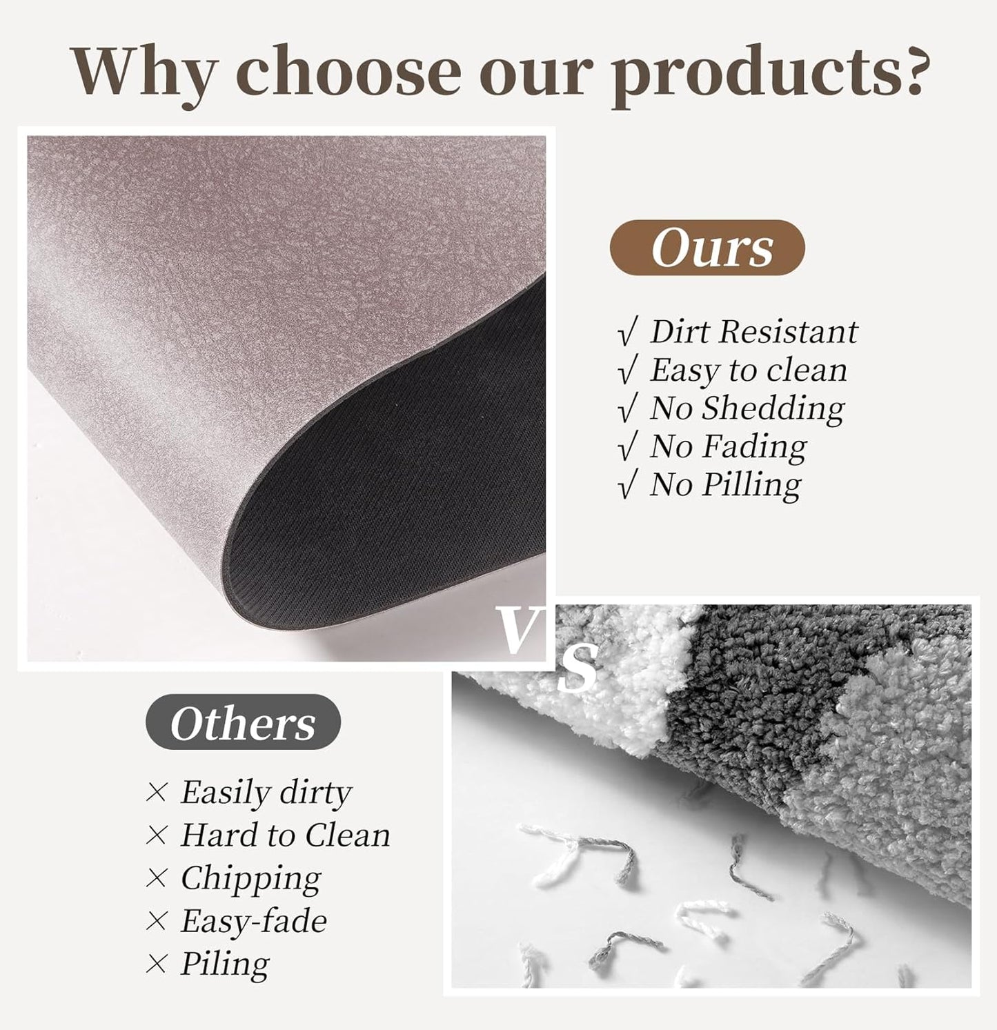 Bath Mat Rugs 24x17 - Diatomaceous Earth Bath Mats Quick Dry Absorbing Bathroom Rugs Rubber Non Slip Thin Bathroom Mat Fit Under Door, Bath Mat for Bathroom Floor, Tub and Shower, Sink, Blush Pink