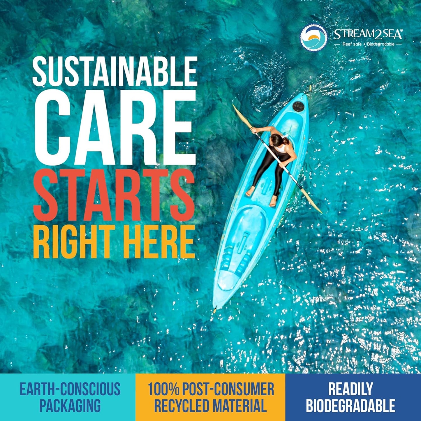 STREAM 2 SEA Active Foot Cream, Intensive Support for Active & Often Wet Feet - Softens Cracked Heels, Calluses & Dry Skin, Enriched with Neem and Tea Tree, Fast-absorbing and Non-greasy - 3 Fl oz