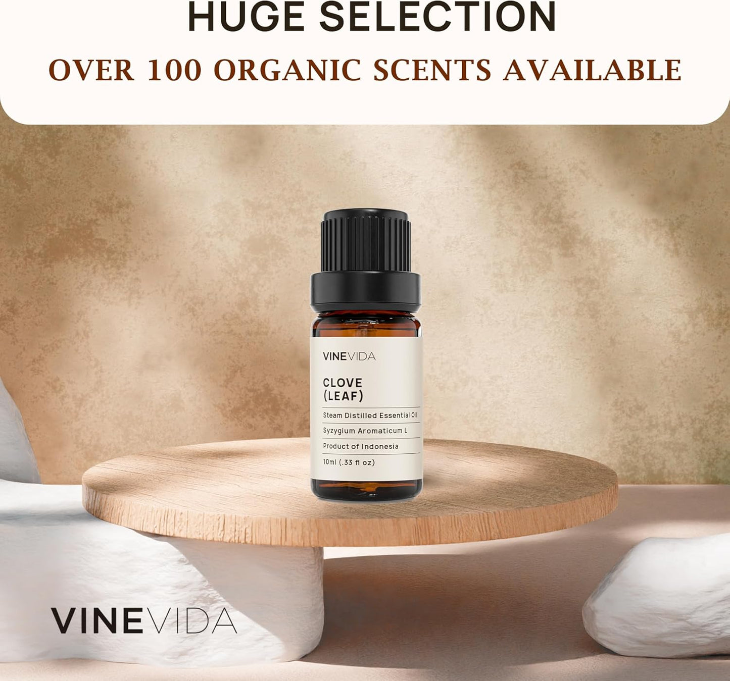 VINEVIDA Clove Essential Oil - 10 mL Undiluted Leaf Oil - DIY Candle Scents - Safe for Soap Making