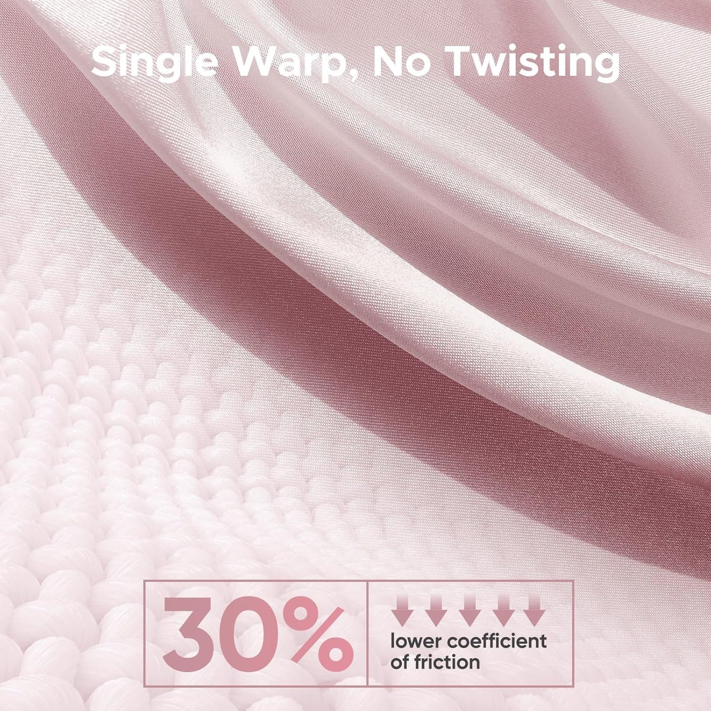 100% Pure Mulberry Silk Pillowcase for Hair and Skin - Allergen Resistant Dual Sides,600 Thread Count Silk Bed Pillow Cases with Hidden Zipper,1pc,King Size,Pink