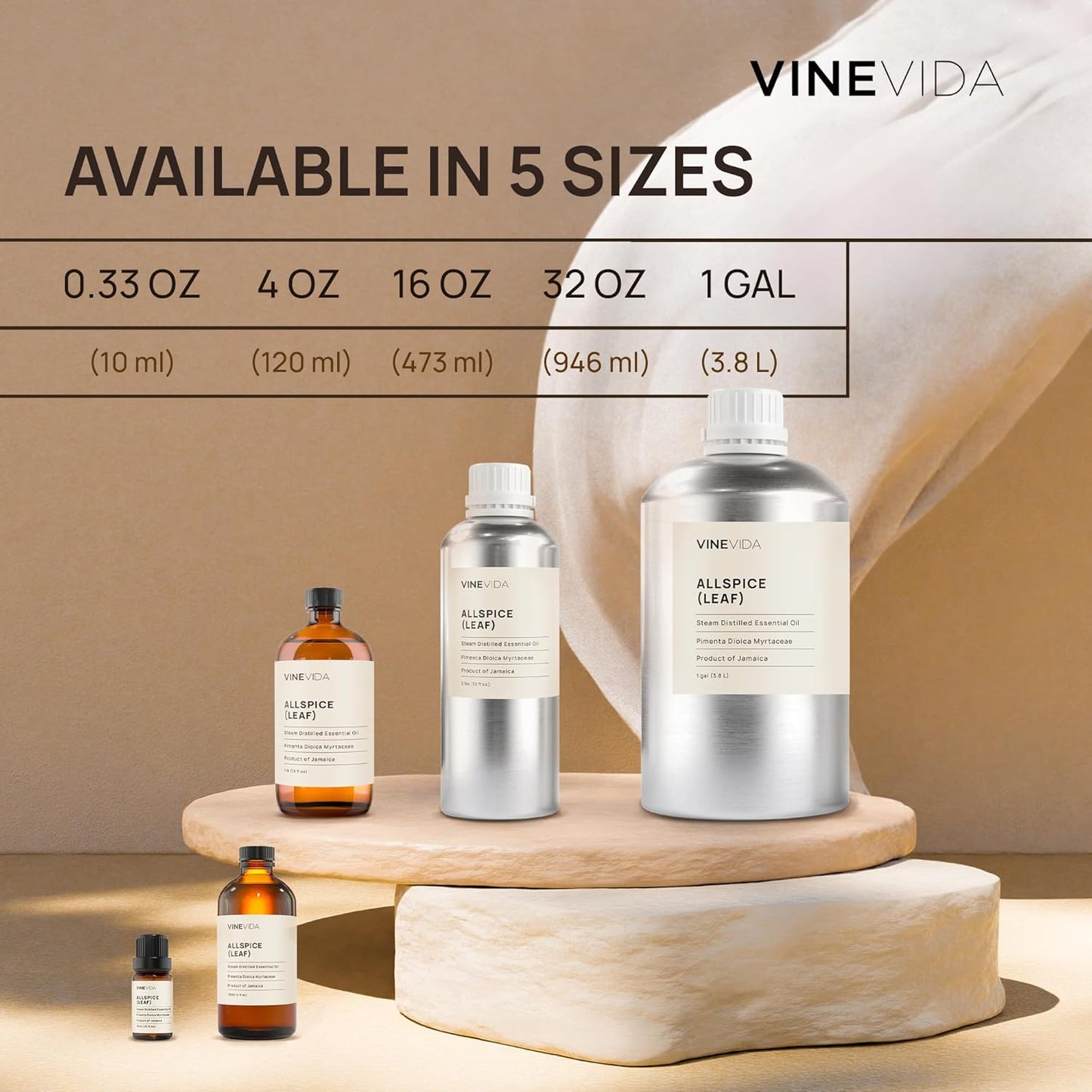 VINEVIDA Cassia Essential Oil 10 mL - Pure, Undiluted Cassia Oil for DIY Candle Scents and Soap Making