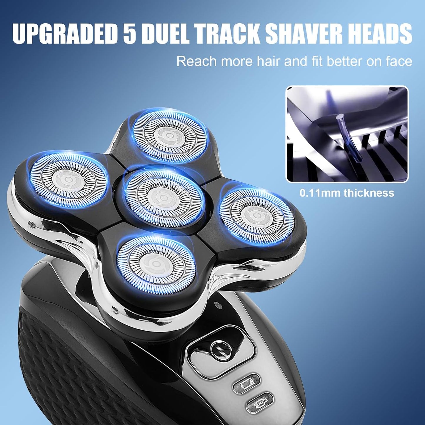 Shaver Replacment Heads Compatible with Remington Balder Pro XR7000 Head Shaver (2 Packs)