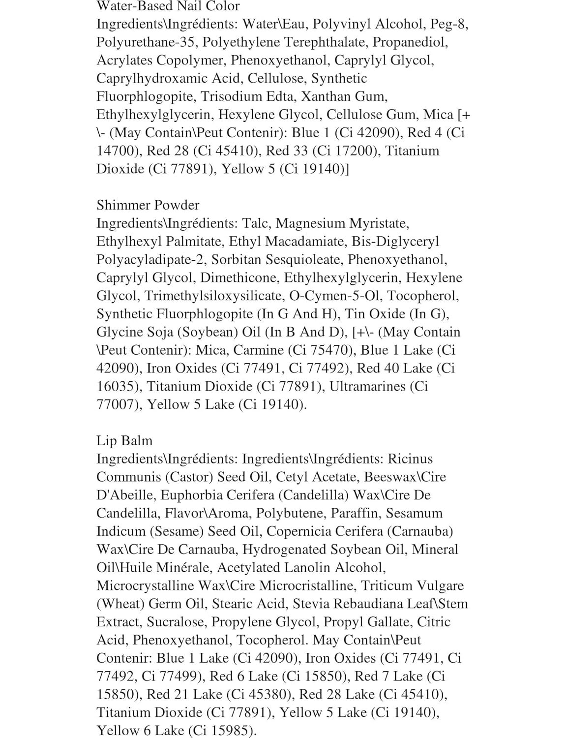 Lip Smacker Disney Princess Pouch Makeup Set And Bag For Girls