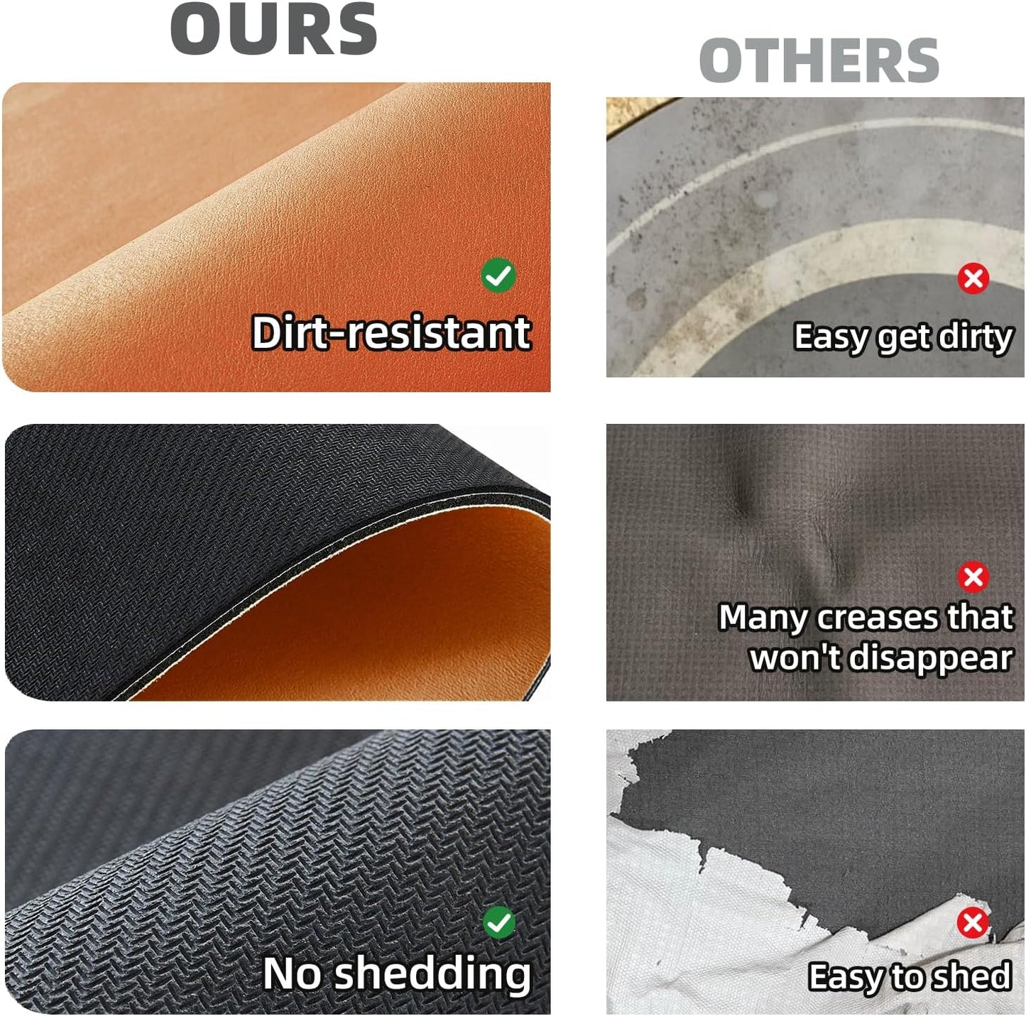 Bathroom Mat Quick Dry, Bathroom Rugs Non Slip Washable Thin Absorbent Bath Mat Fits Under Door Bathroom Floor Mat Perfect for Bath, Shower, or Sink 24"x60" Orange