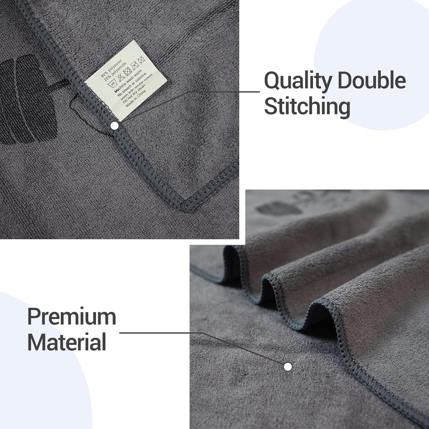 4 Pack Yoga Towel(14"x30"), Super Soft, Quick Dry Sports Towel for Neck and Face, Breathable Absorbent Cooling Towel for Hot Weather, Yoga, Golf, Travel, Camping, Workout,Running