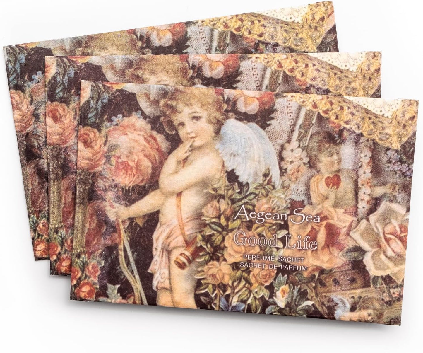Good Life Aegean Sea Scented Sachets | Designed in New Zealand | 12 Sachets - Vintage