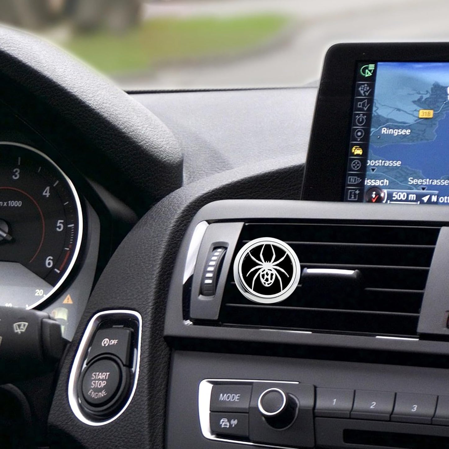 Car Diffuser Vent Clip 30mm Aromatherapy Essential Oil Automotive Diffuser Air Fresheners Vent Clips Car Accessories for Women Birthday Gifts (Spider)