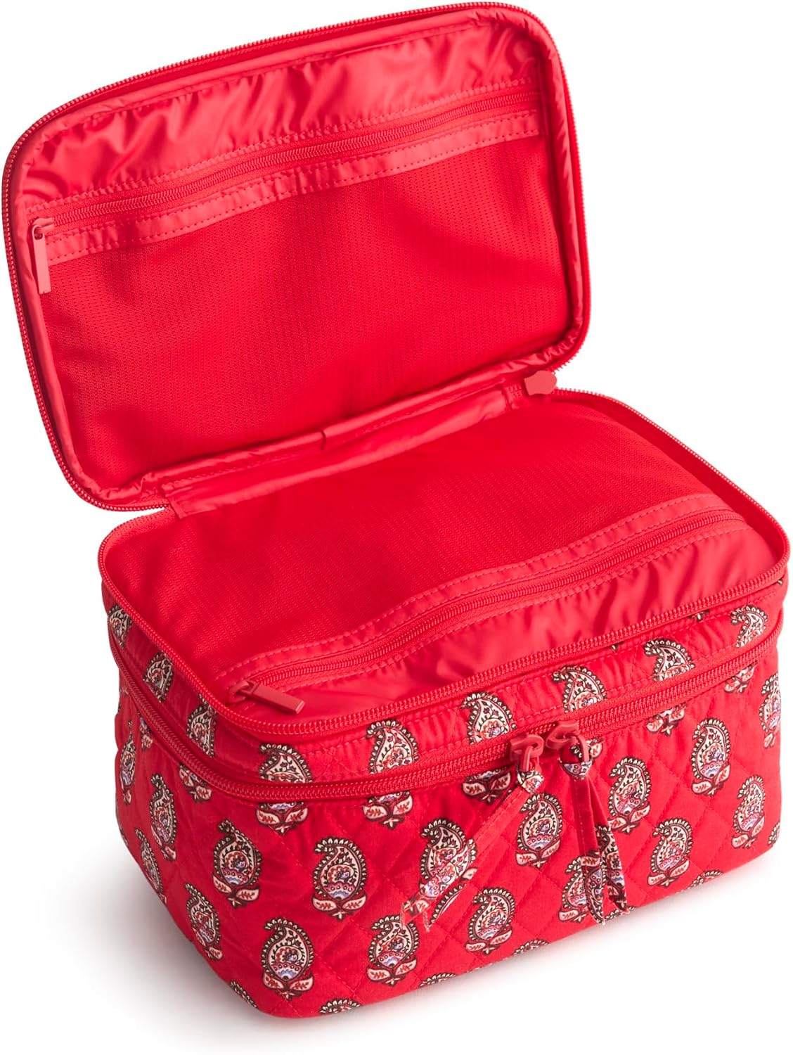 Vera Bradley Women's Premium Cotton Brush Up Cosmetic Case