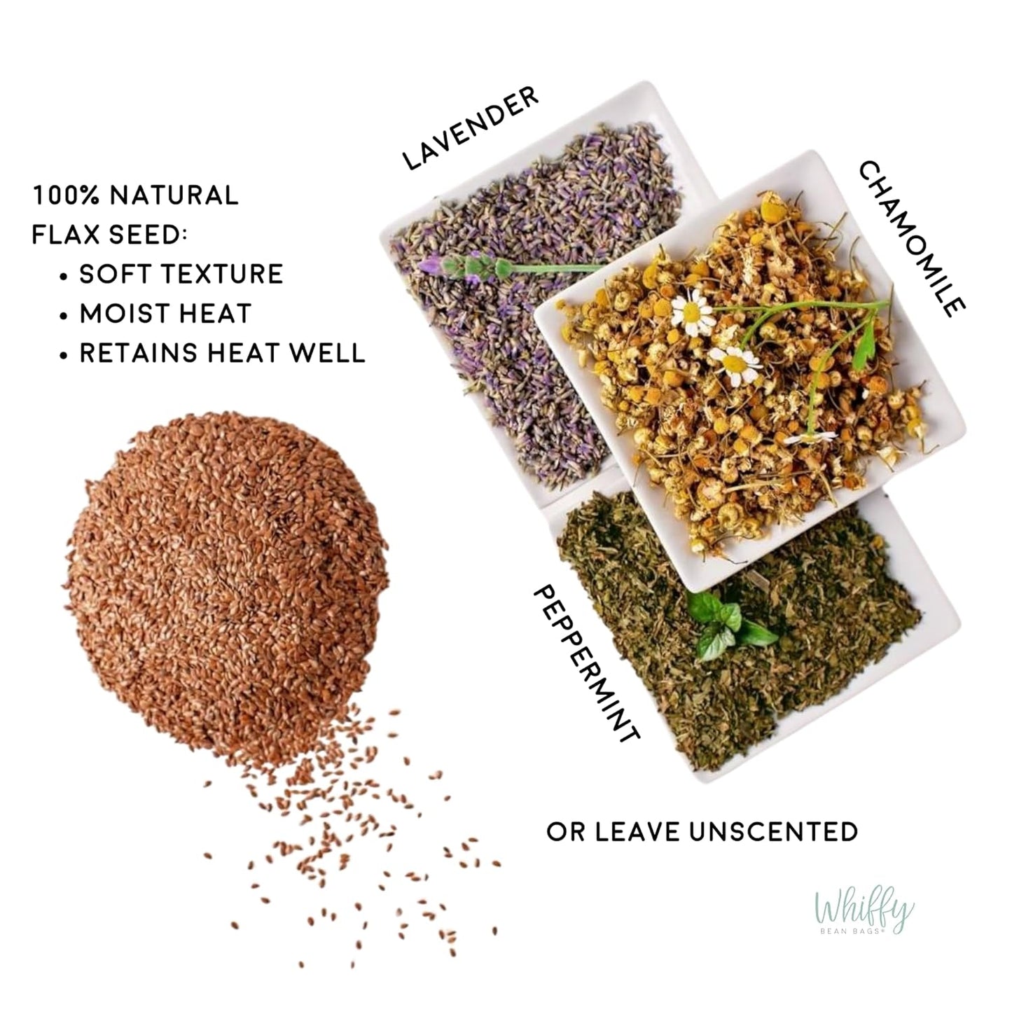 Large Microwave Heating Pad with Flax Seed, Scented or Unscented, Good For Back Pain or Cramps, Moist Heat Therapy or Ice Pack, Microwavable Bean Bag, 6" x 12" (Peach Floral, No Added Herbs)