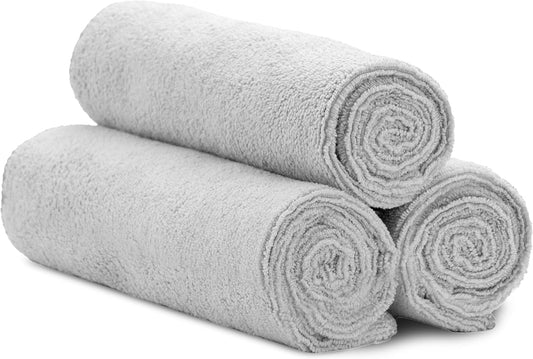 S&T INC. Microfiber Gym Towels, Yoga Towel for Home and Gym Bag, 16 Inch x 27 Inch, 3 Pack